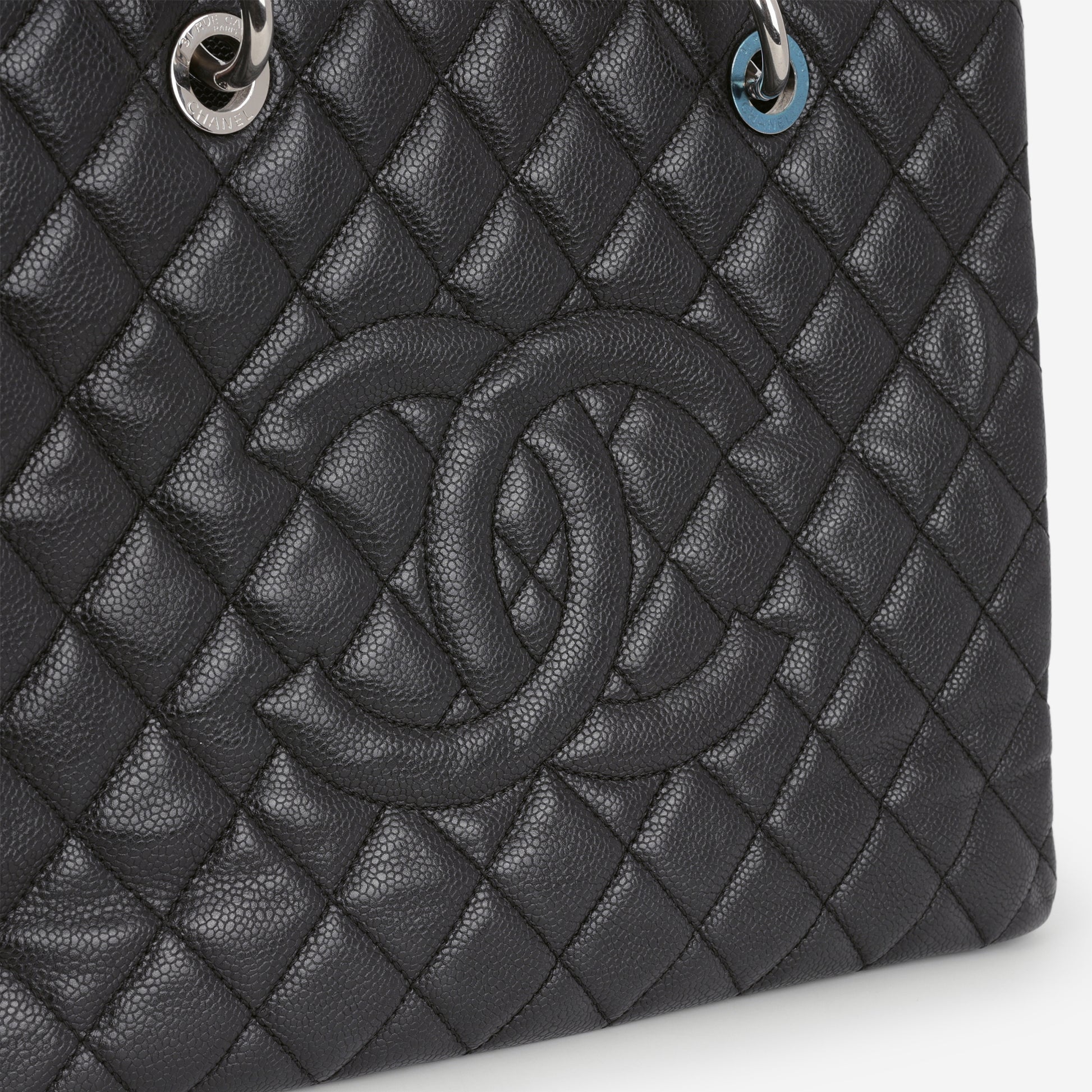 Chanel GST - Black Caviar | Silver Hardware - Bagista