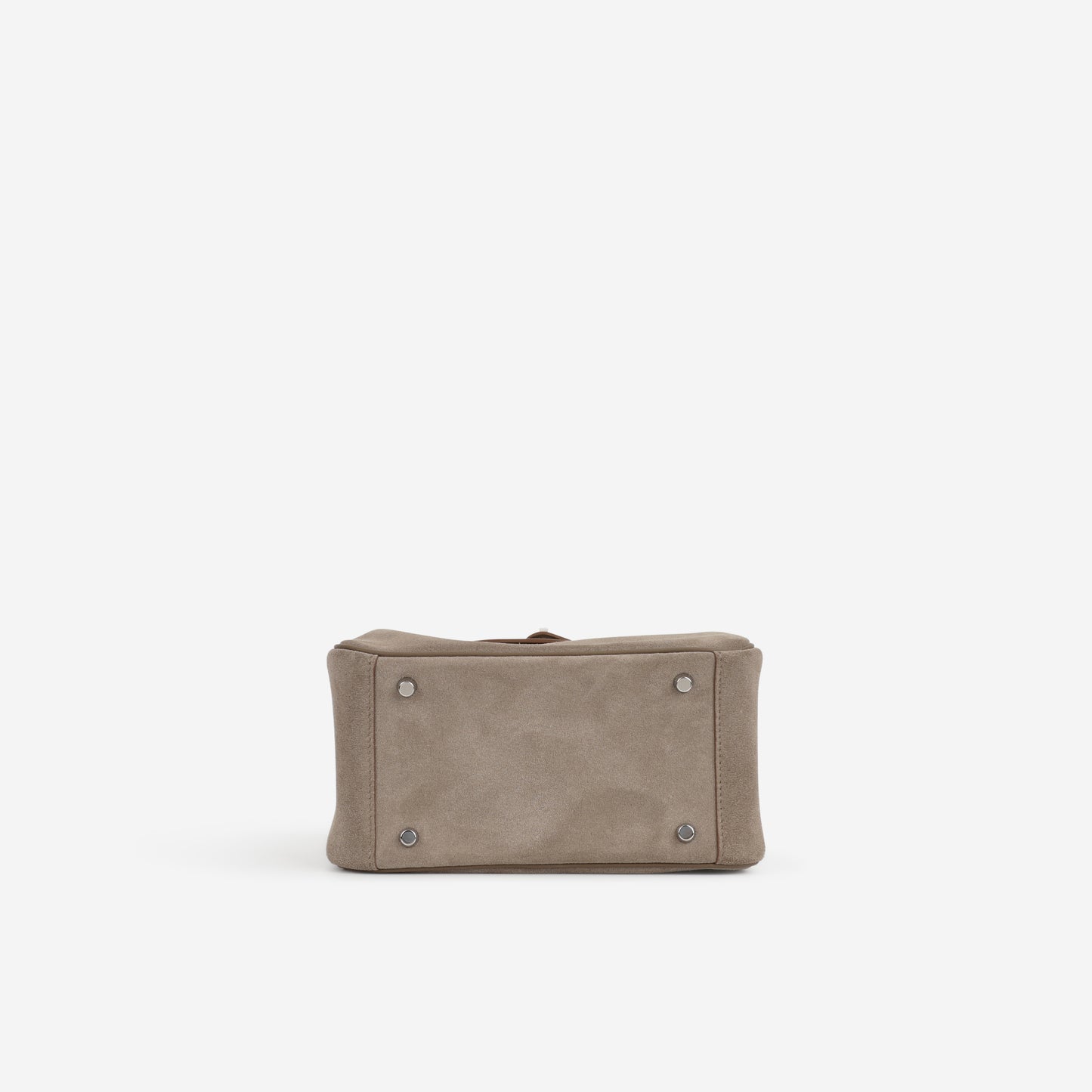 Hermès Mini Lindy - Gris Caillou / Etoupe Swift | Palladium Hardware