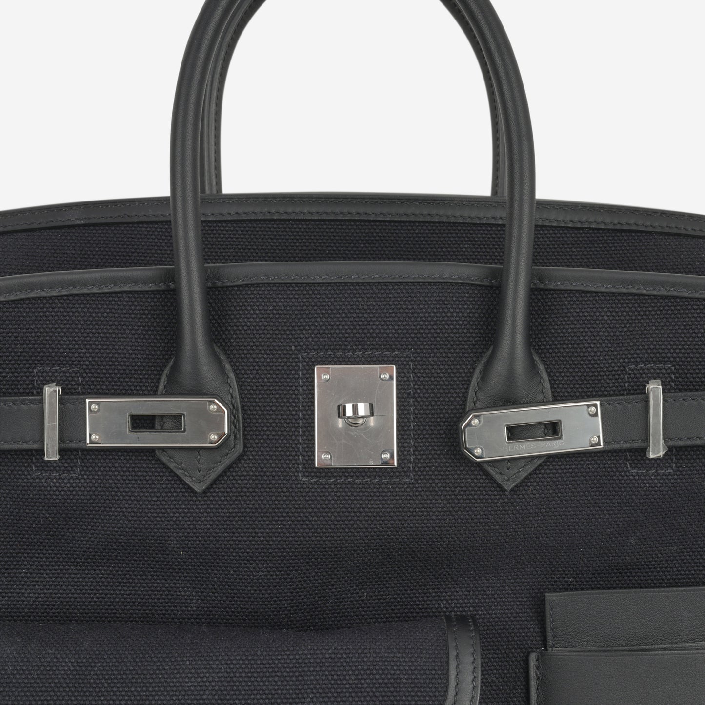 Hermès Birkin 35 Cargo - Bleu Marine Toile Goeland / Black Swift | Palladium Hardware - Bagista
