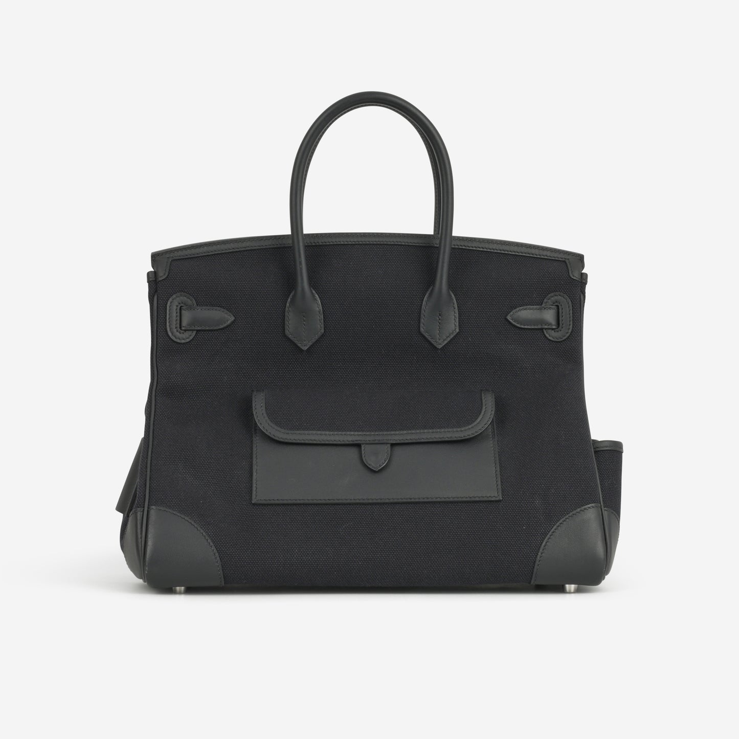 Hermès Birkin 35 Cargo - Bleu Marine Toile Goeland / Black Swift | Palladium Hardware - Bagista