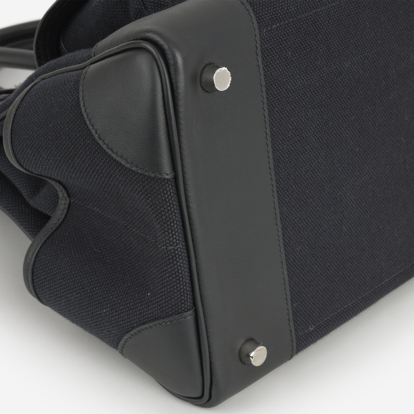 Hermès Birkin 35 Cargo - Bleu Marine Toile Goeland / Black Swift | Palladium Hardware - Bagista