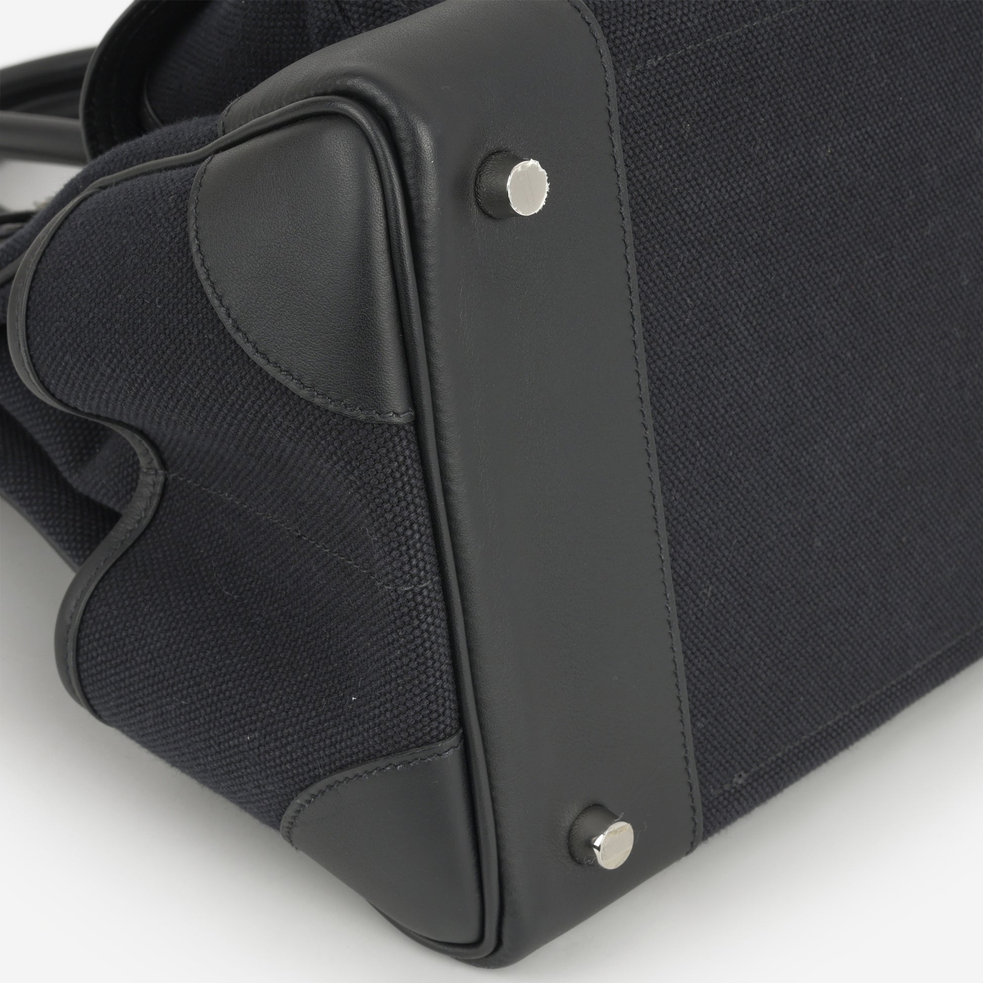 Hermès Birkin 35 Cargo - Bleu Marine Toile Goeland / Black Swift | Palladium Hardware - Bagista