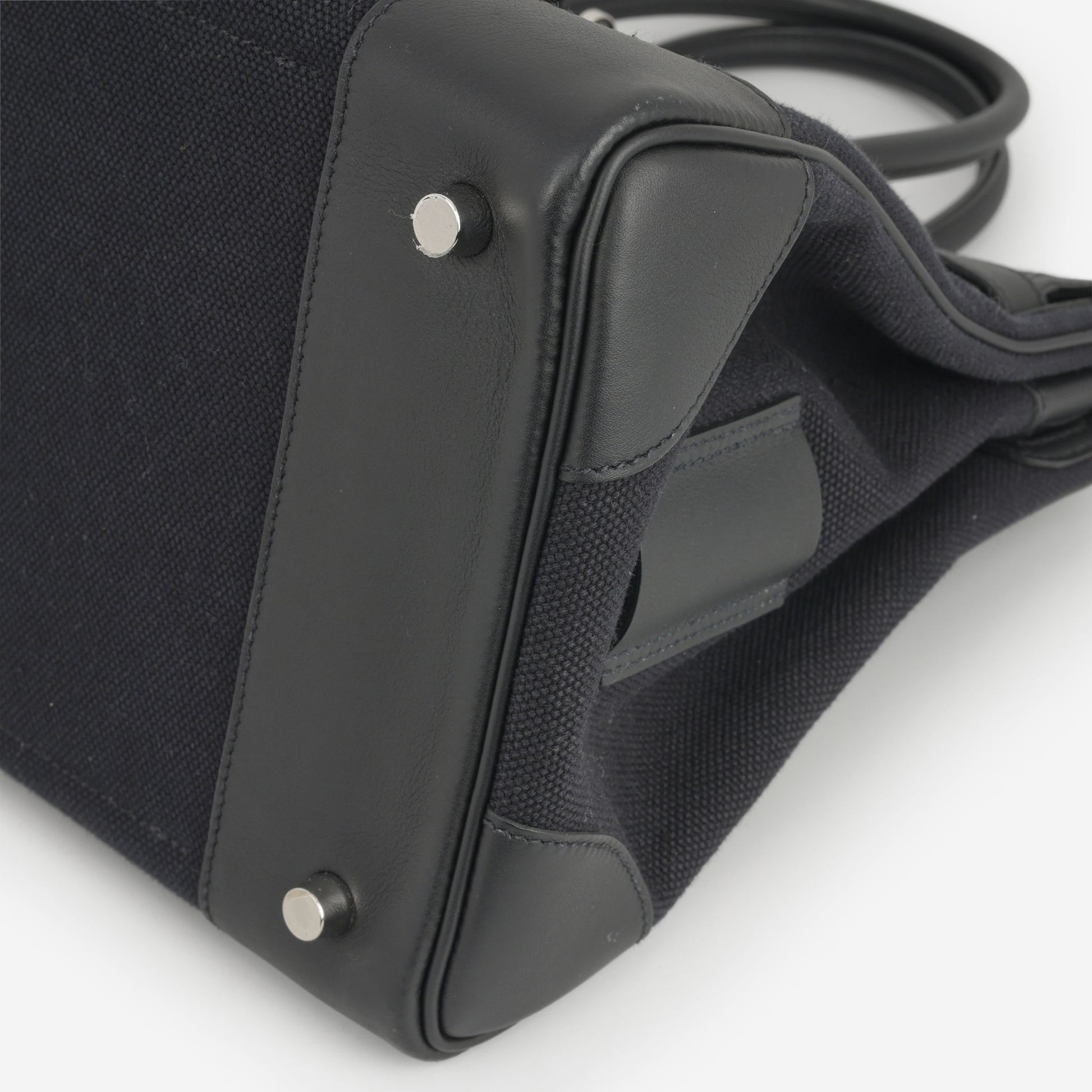 Hermès Birkin 35 Cargo - Bleu Marine Toile Goeland / Black Swift | Palladium Hardware - Bagista