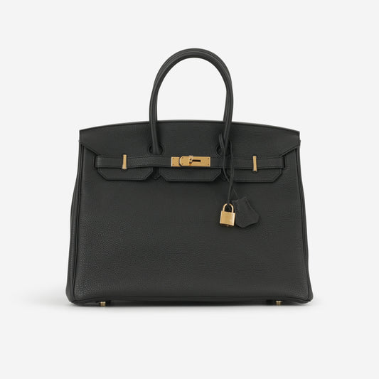 Hermès Birkin 35 - Black Togo | Gold Hardware