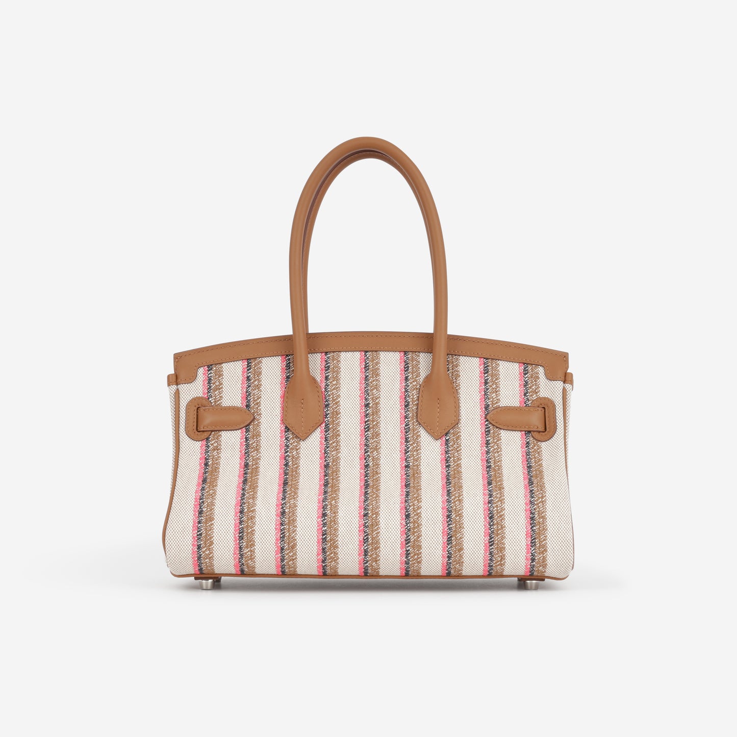 Hermès Shoulder Birkin 29 Light - Broderie Couverture Rayures / Gold Swift | Palladium Hardware