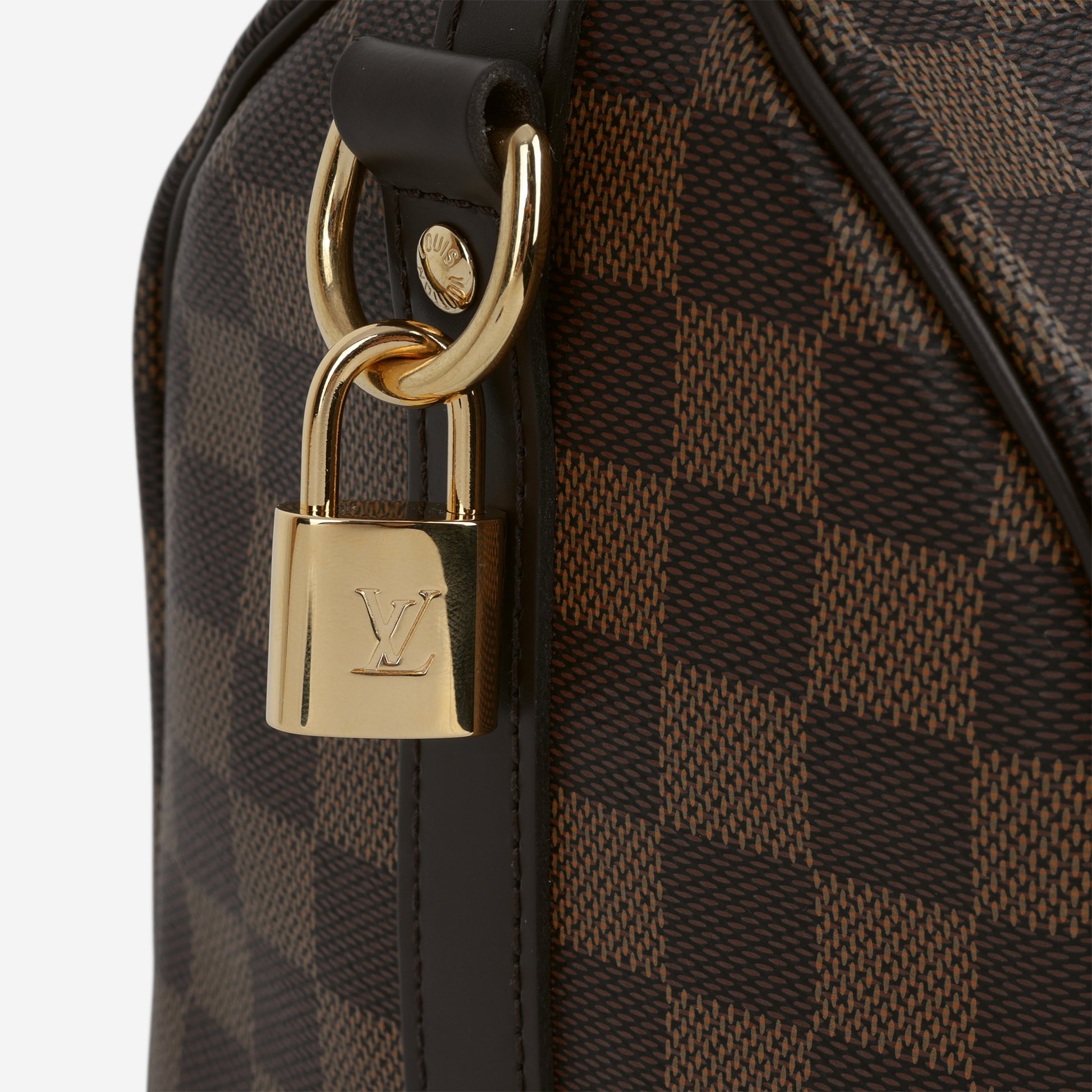 Louis Vuitton Speedy 25 Bandoulière - Damier Ebene | Gold Hardware - Bagista