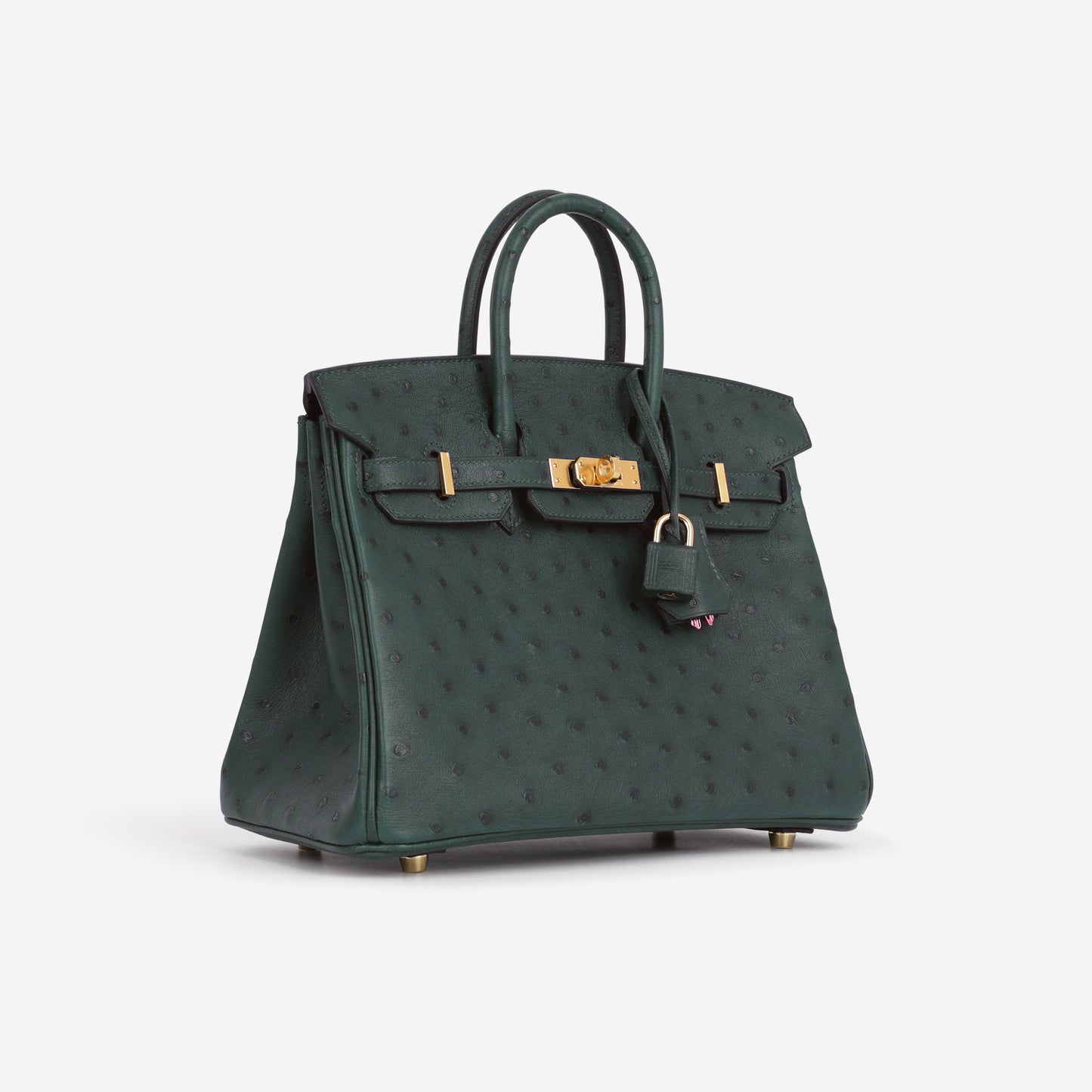 Hermès Birkin 25 - Vert Cypres Ostrich | Gold Hardware