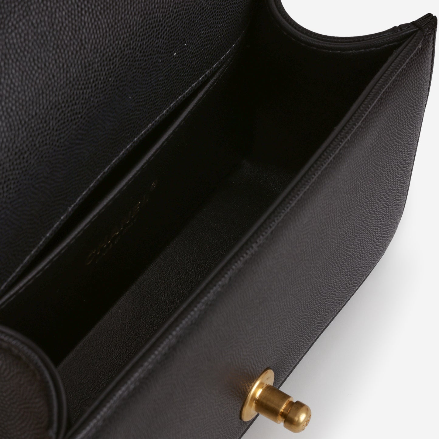Chanel Small Boy Bag - Black Caviar | Gold Hardware