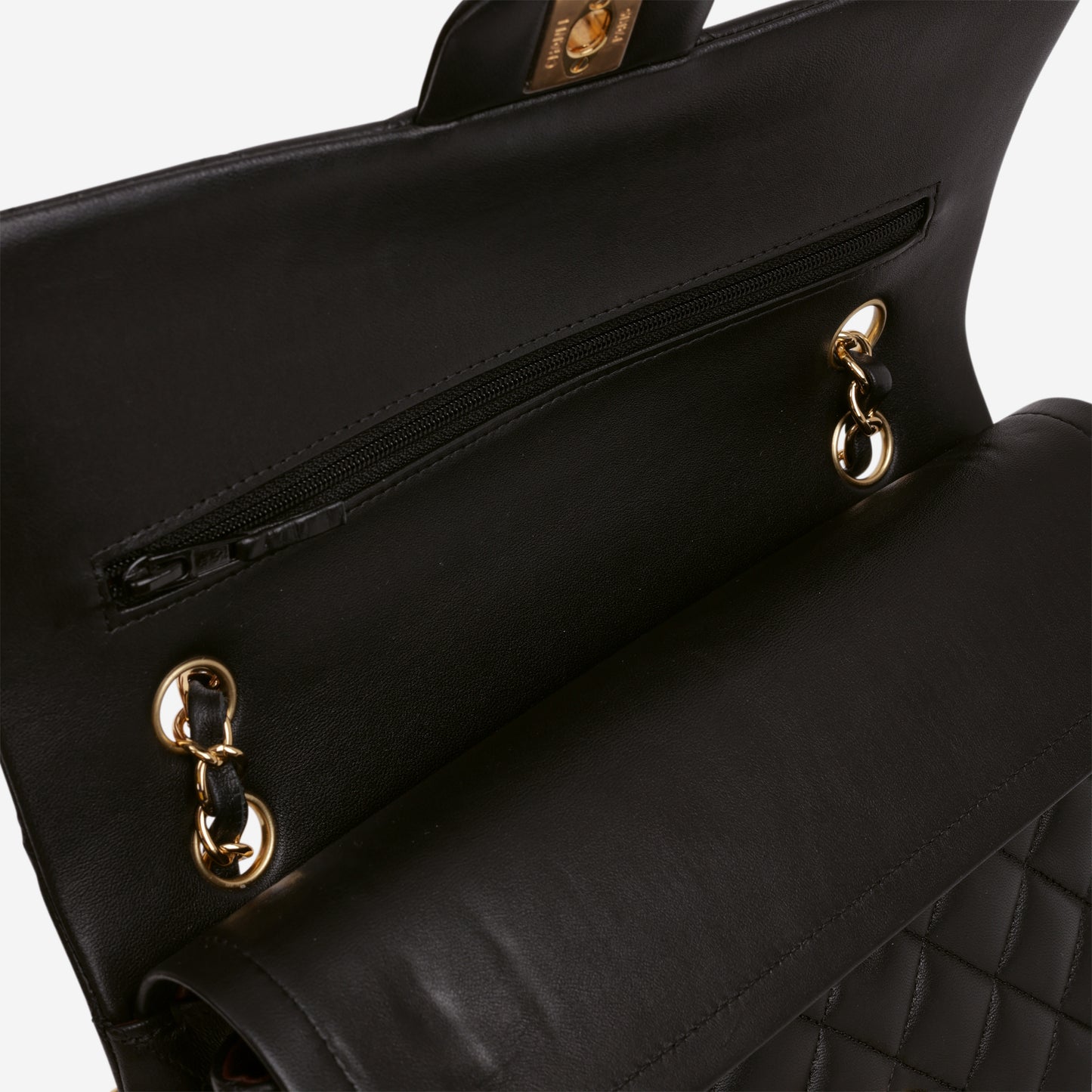 Chanel Medium Classic Flap - Black Lambskin | Gold Hardware