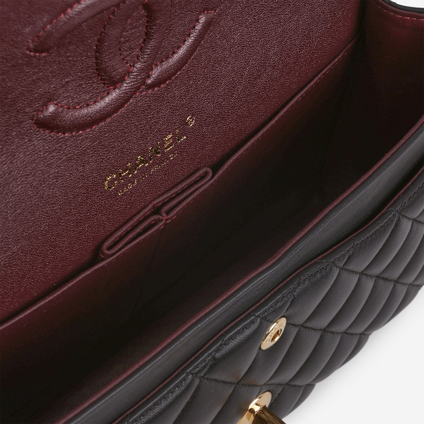 Chanel Medium Classic Flap - Black Lambskin | Gold Hardware