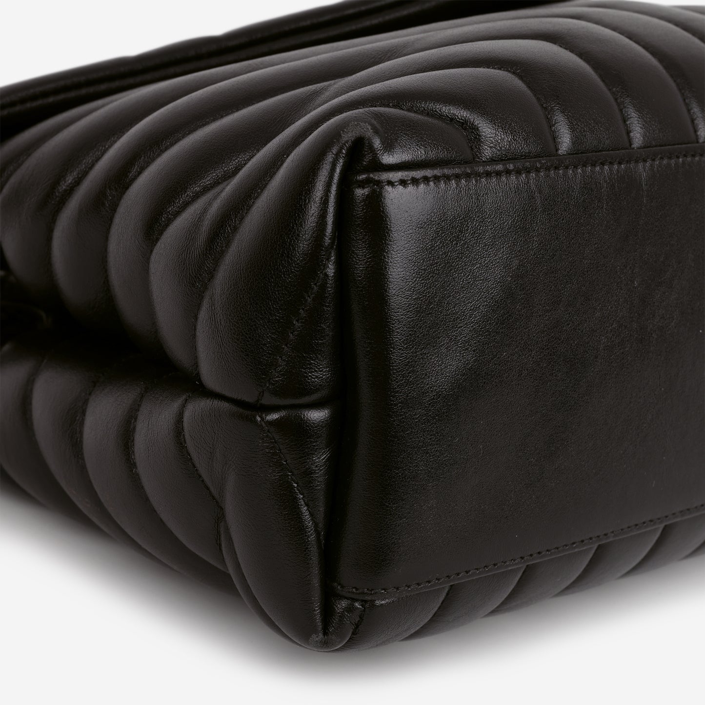 Saint Laurent Medium Loulou - Black Monochrome Calfskin