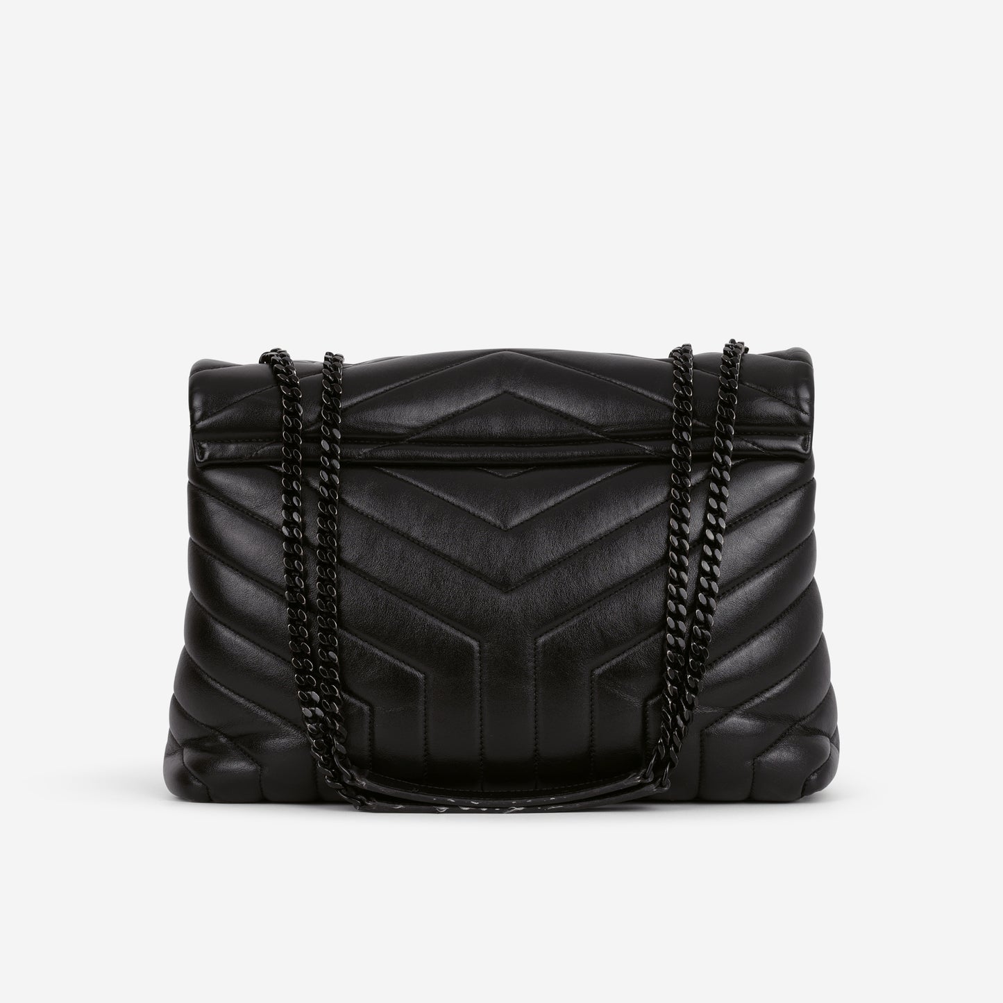 Saint Laurent Medium Loulou - Black Monochrome Calfskin