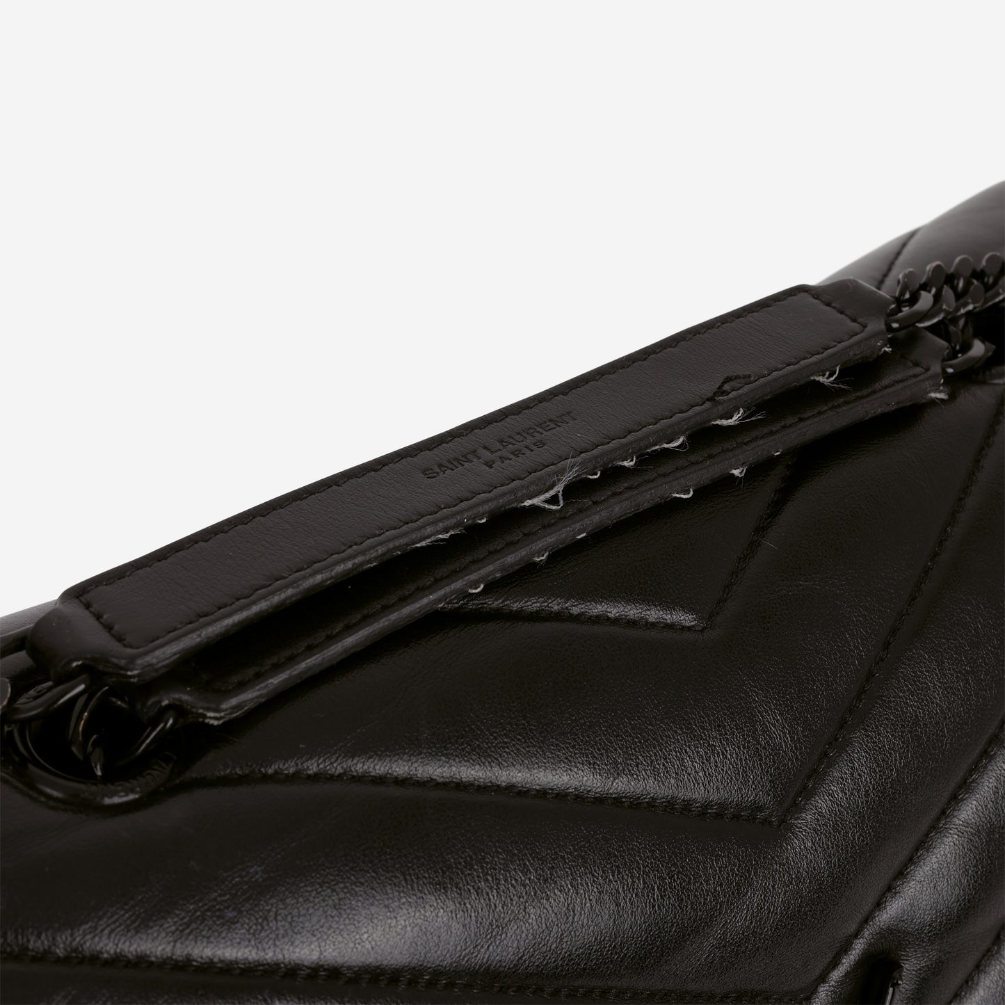 Saint Laurent Medium Loulou - Black Monochrome Calfskin