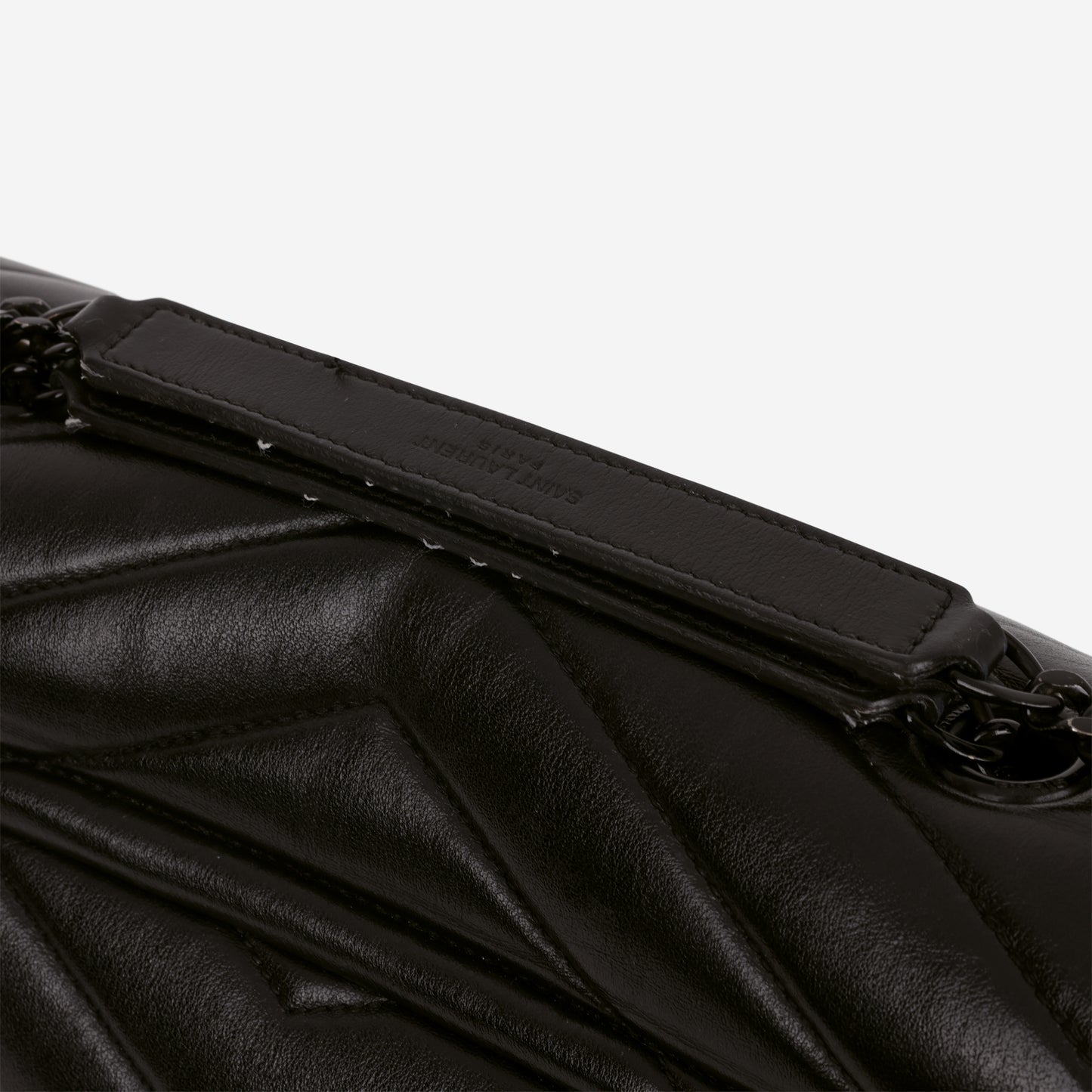 Saint Laurent Medium Loulou - Black Monochrome Calfskin