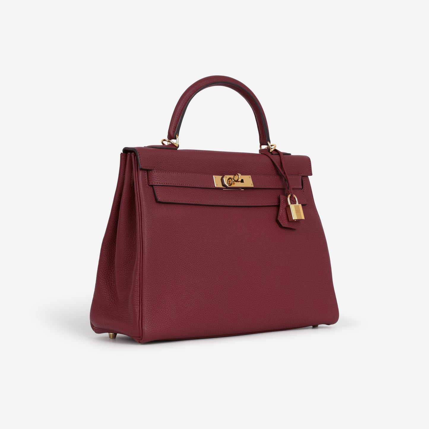 Hermès Kelly 32 - Rouge Grenat Togo | Gold Hardware