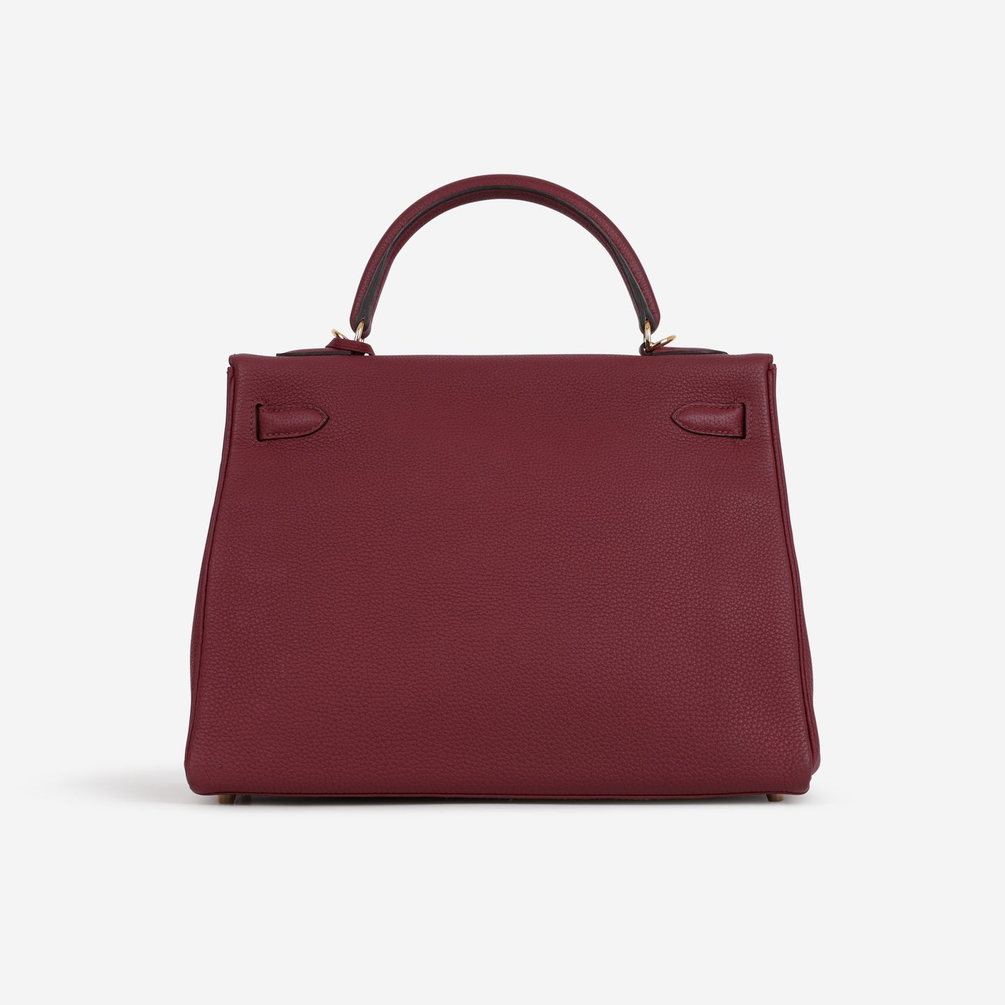 Hermès Kelly 32 - Rouge Grenat Togo | Gold Hardware