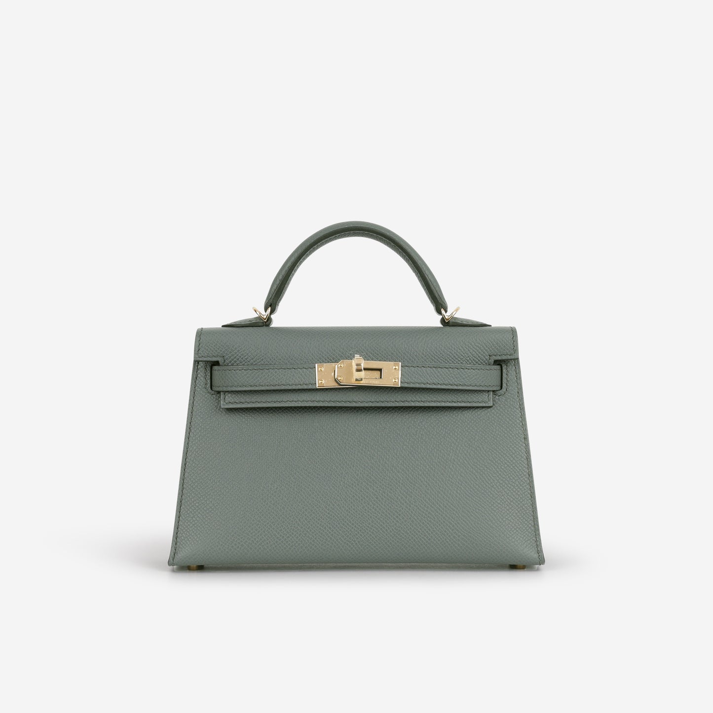 Hermès Mini Kelly - Vert Amande Epsom | Permabrass Hardware - Bagista