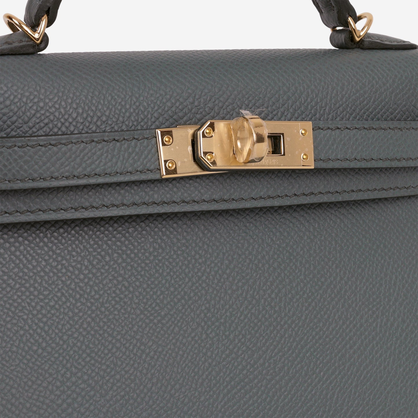 Hermès Mini Kelly - Vert Amande Epsom | Permabrass Hardware