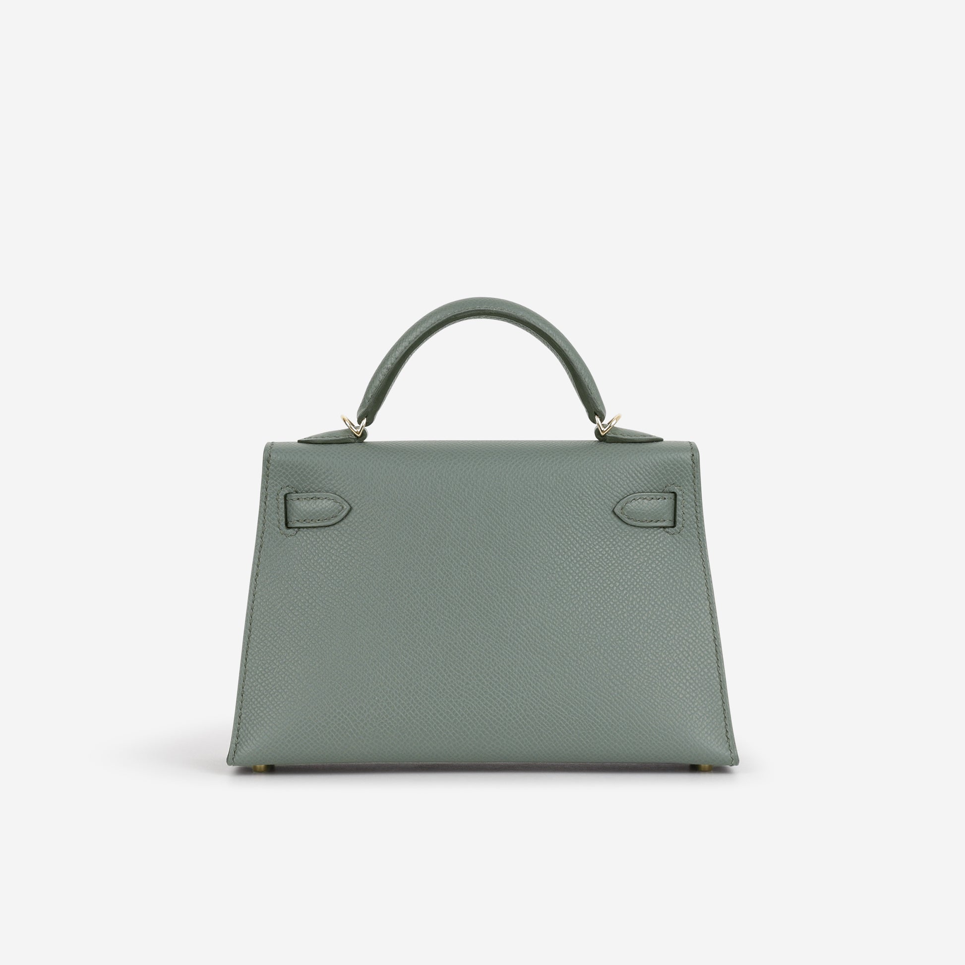 Hermès Mini Kelly - Vert Amande Epsom | Permabrass Hardware - Bagista