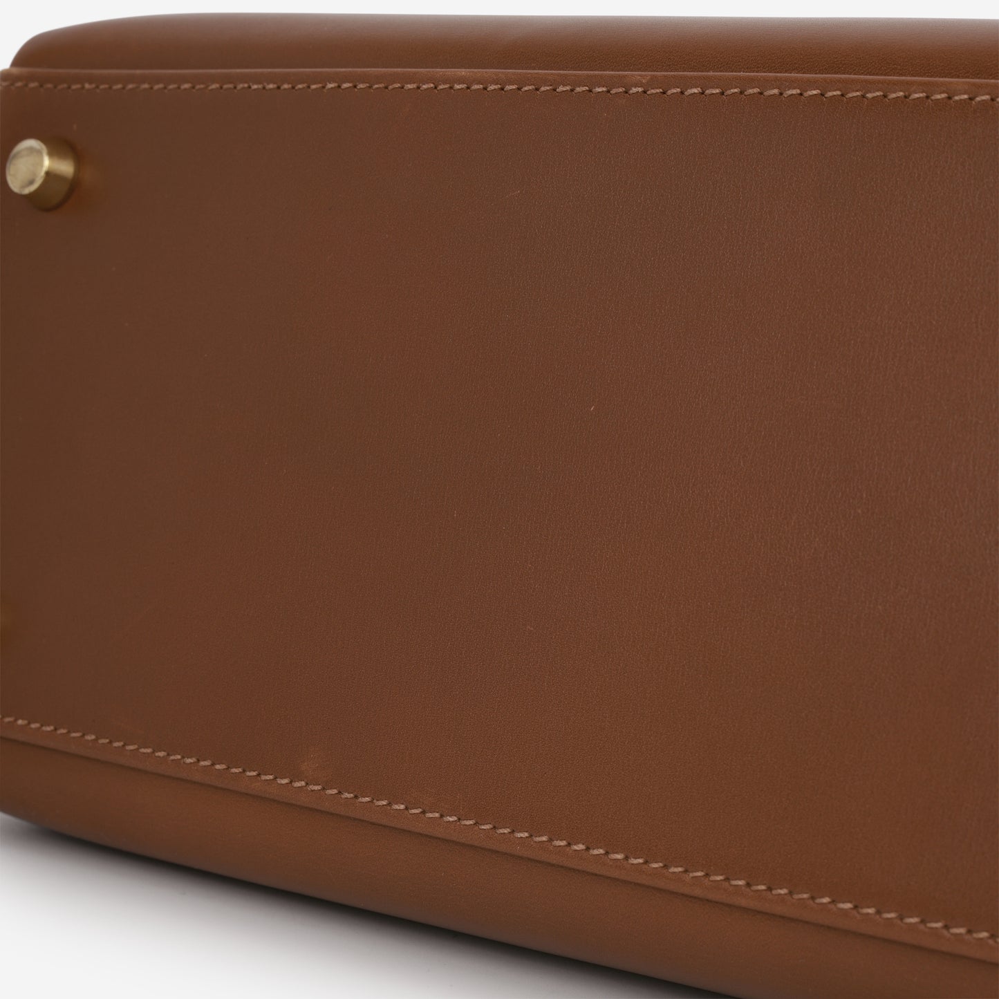 Hermès Vintage Kelly 32 Retourne - Noisette Box Calf | Gold Hardware - Bagista