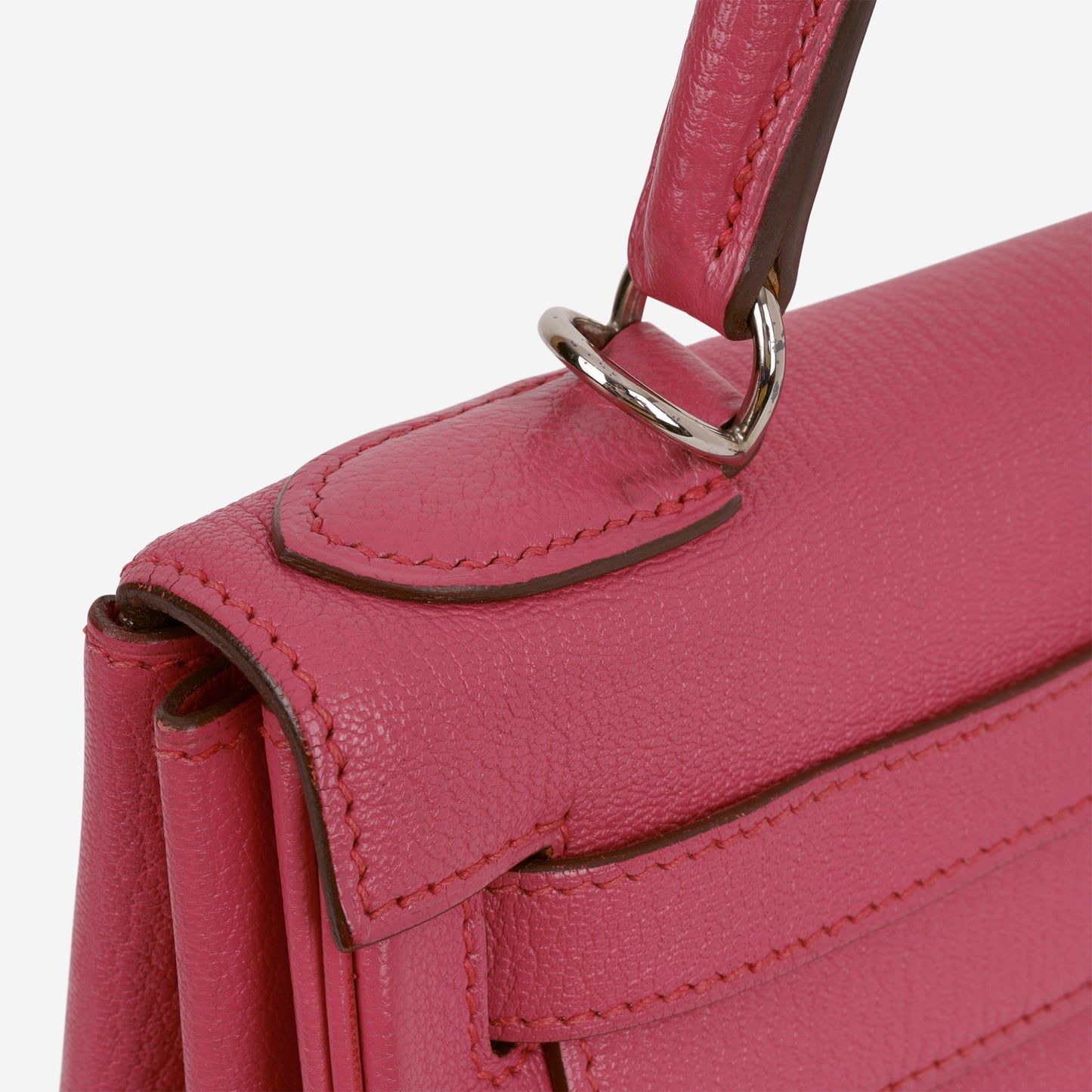 Hermès Kelly 28 - Rose Shocking Chevre | Palladium Hardware