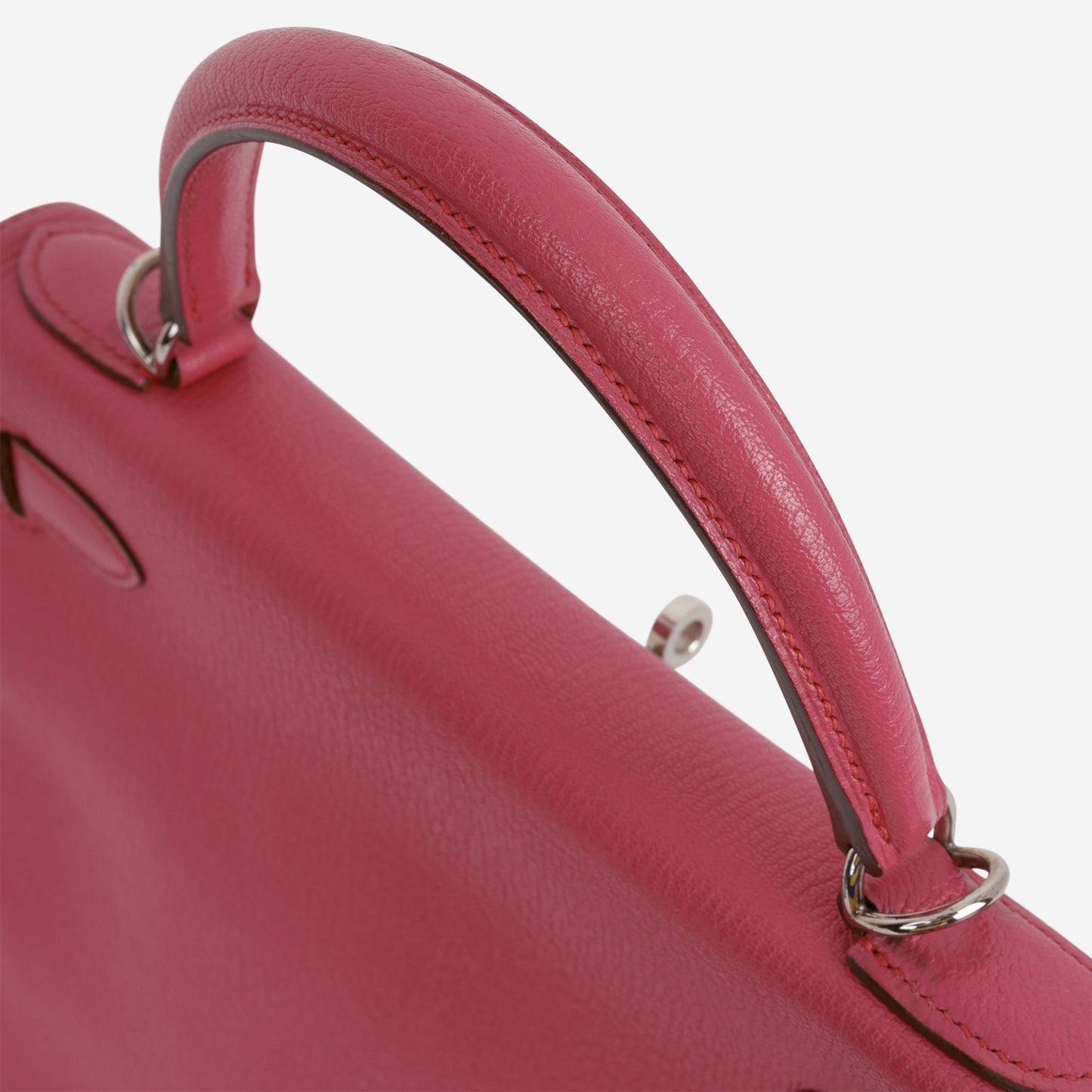 Hermès Kelly 28 - Rose Shocking Chevre | Palladium Hardware