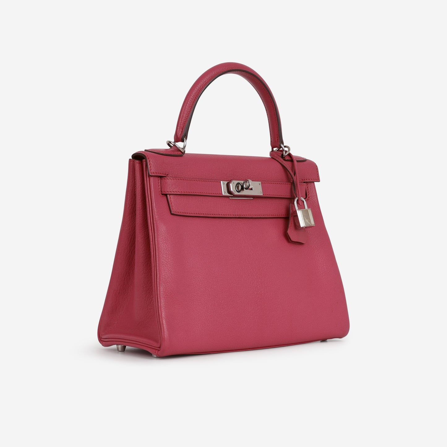 Hermès Kelly 28 - Rose Shocking Chevre | Palladium Hardware