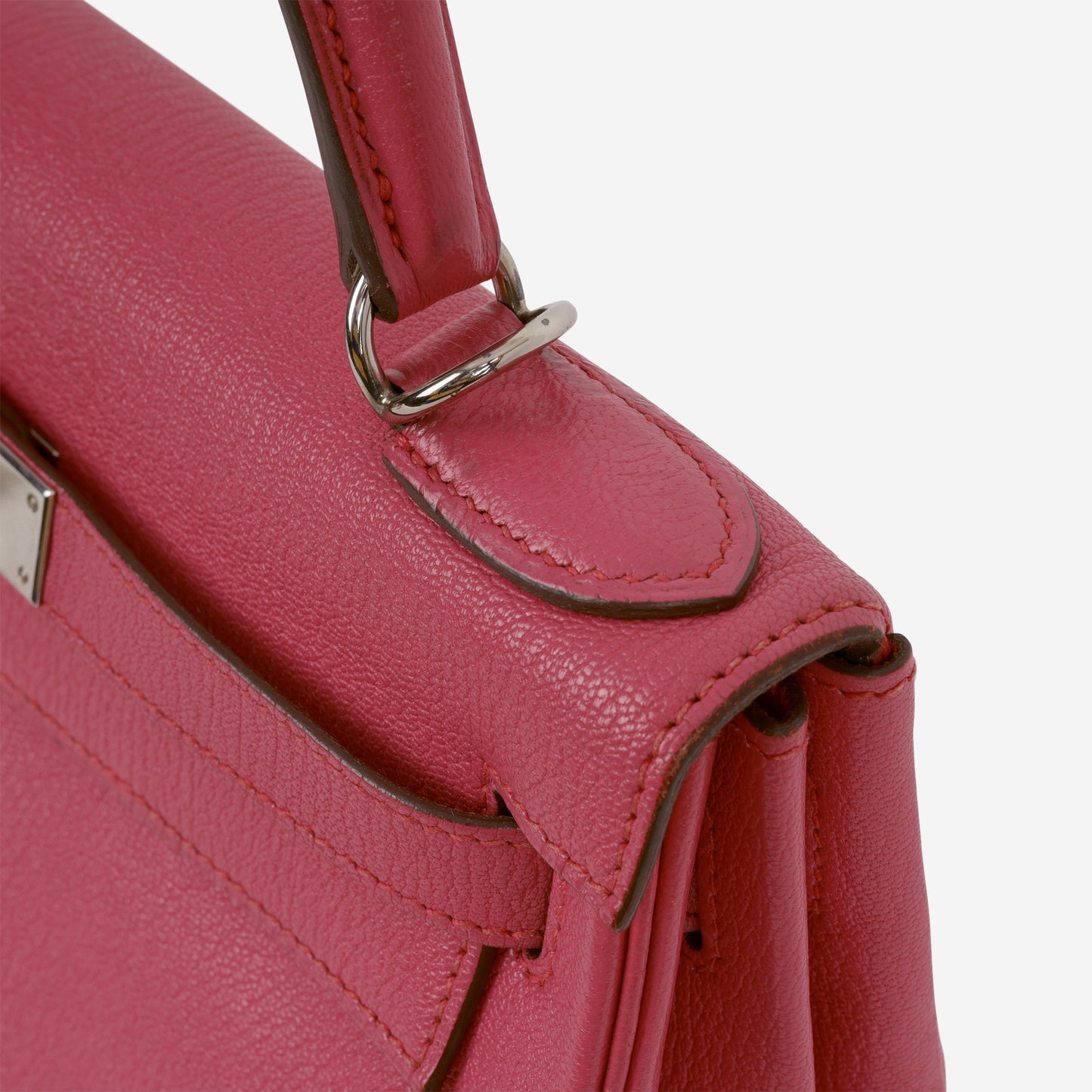 Hermès Kelly 28 - Rose Shocking Chevre | Palladium Hardware