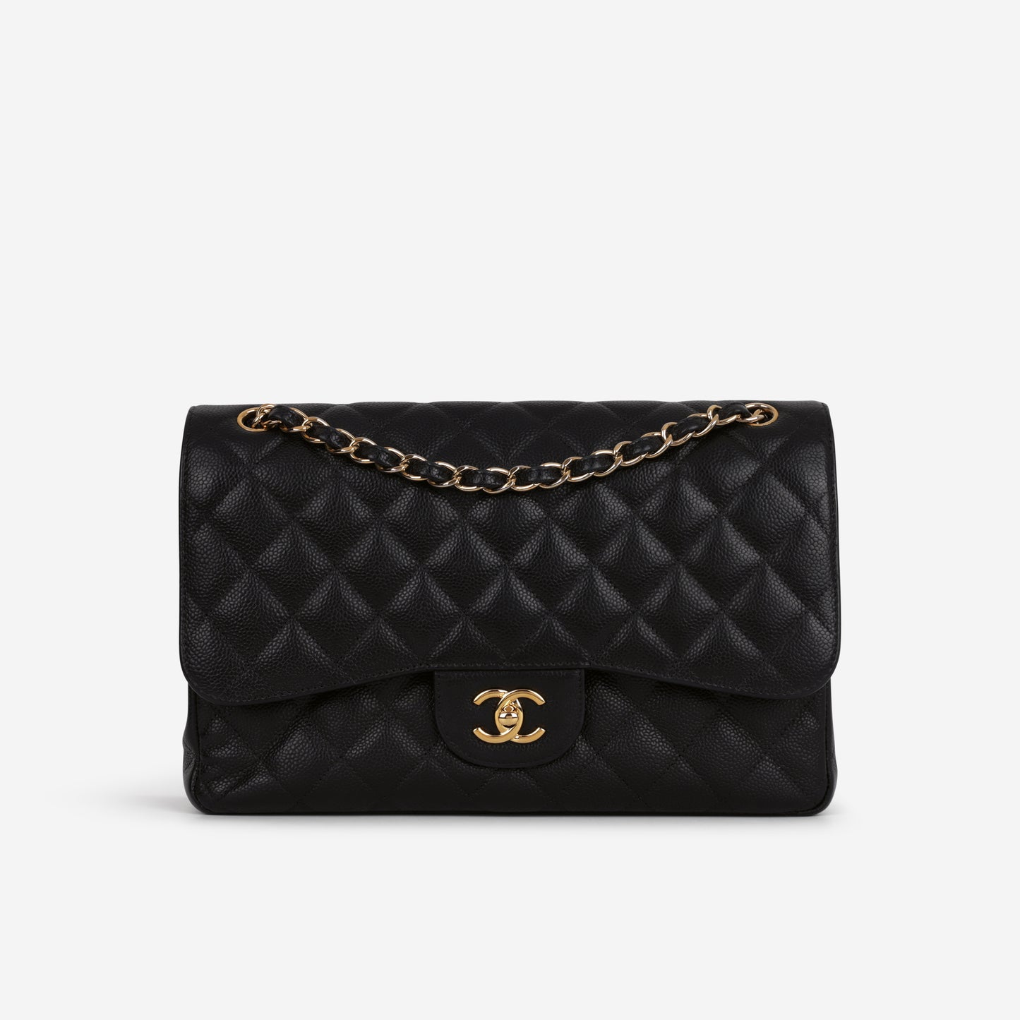 Chanel Classic Jumbo Double Flap - Black Caviar | Gold Hardware
