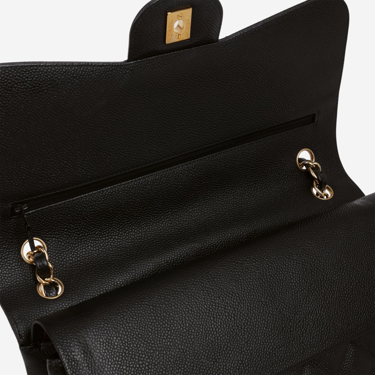 Chanel Classic Jumbo Double Flap - Black Caviar | Gold Hardware