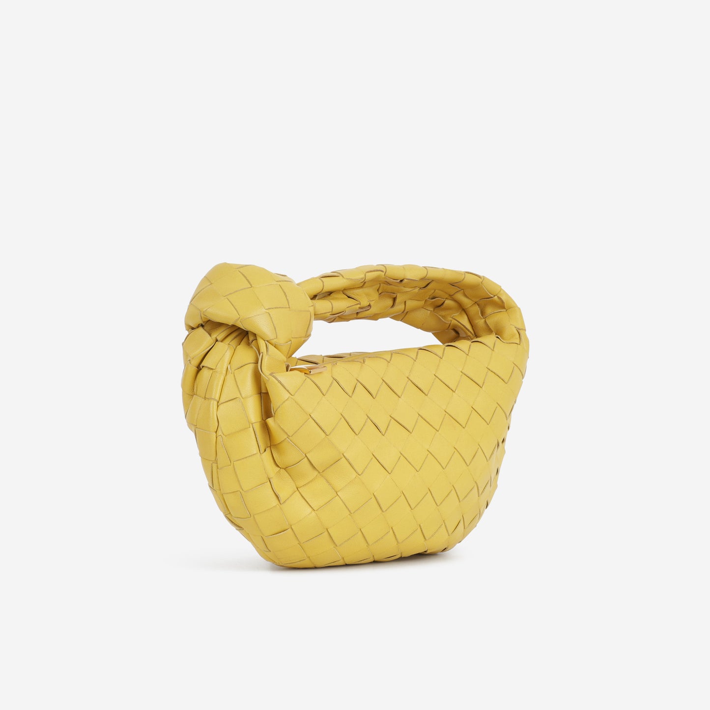 Bottega Veneta Mini Jodie - Buttercup Intrecciato | Gold Hardware