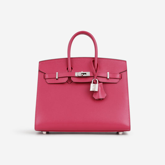 Hermès Birkin 25 Sellier - Framboise Madame | Palladium Hardware