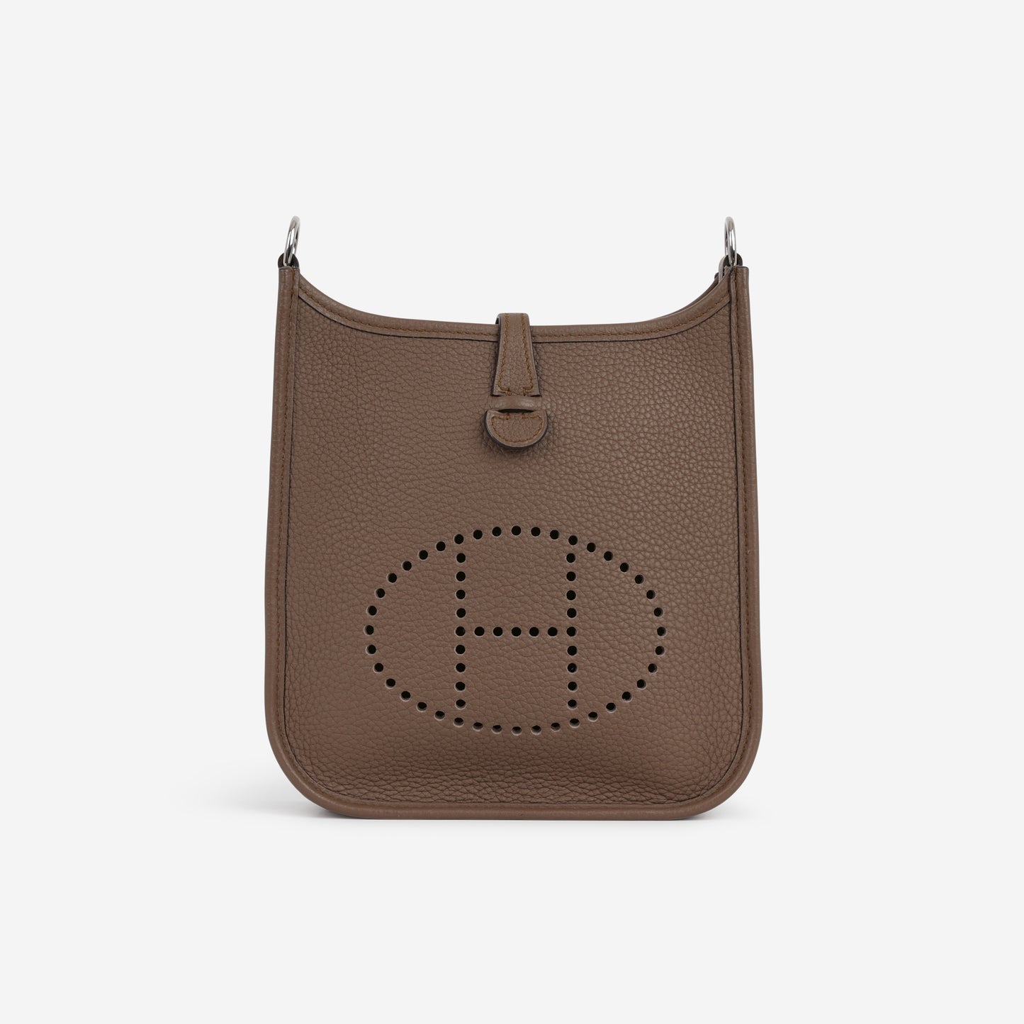 Hermès Mini Evelyne 16 - Beige De Weimar Clemence | Palladium Hardware - Bagista