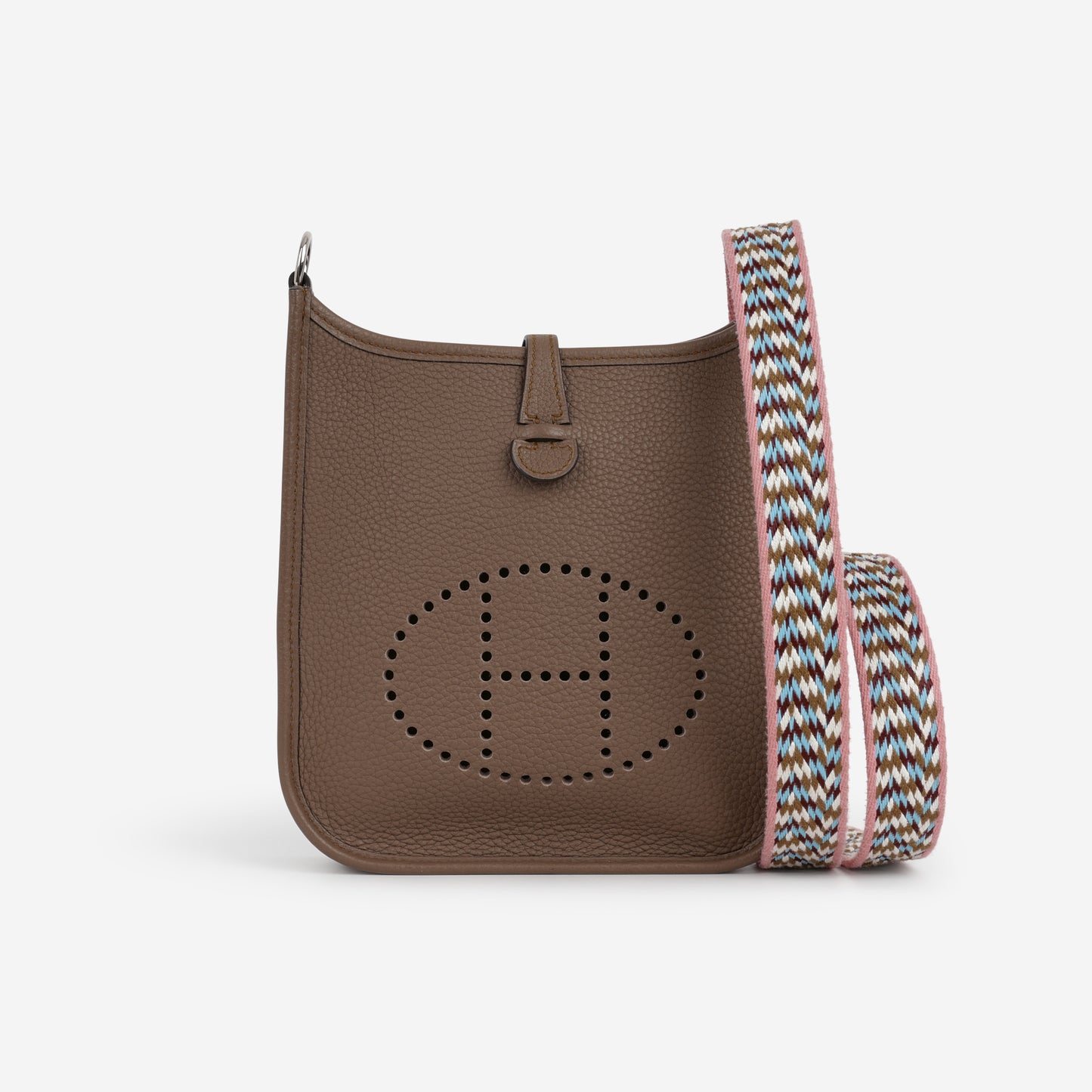 Hermès Mini Evelyne 16 - Beige De Weimar Clemence | Palladium Hardware - Bagista