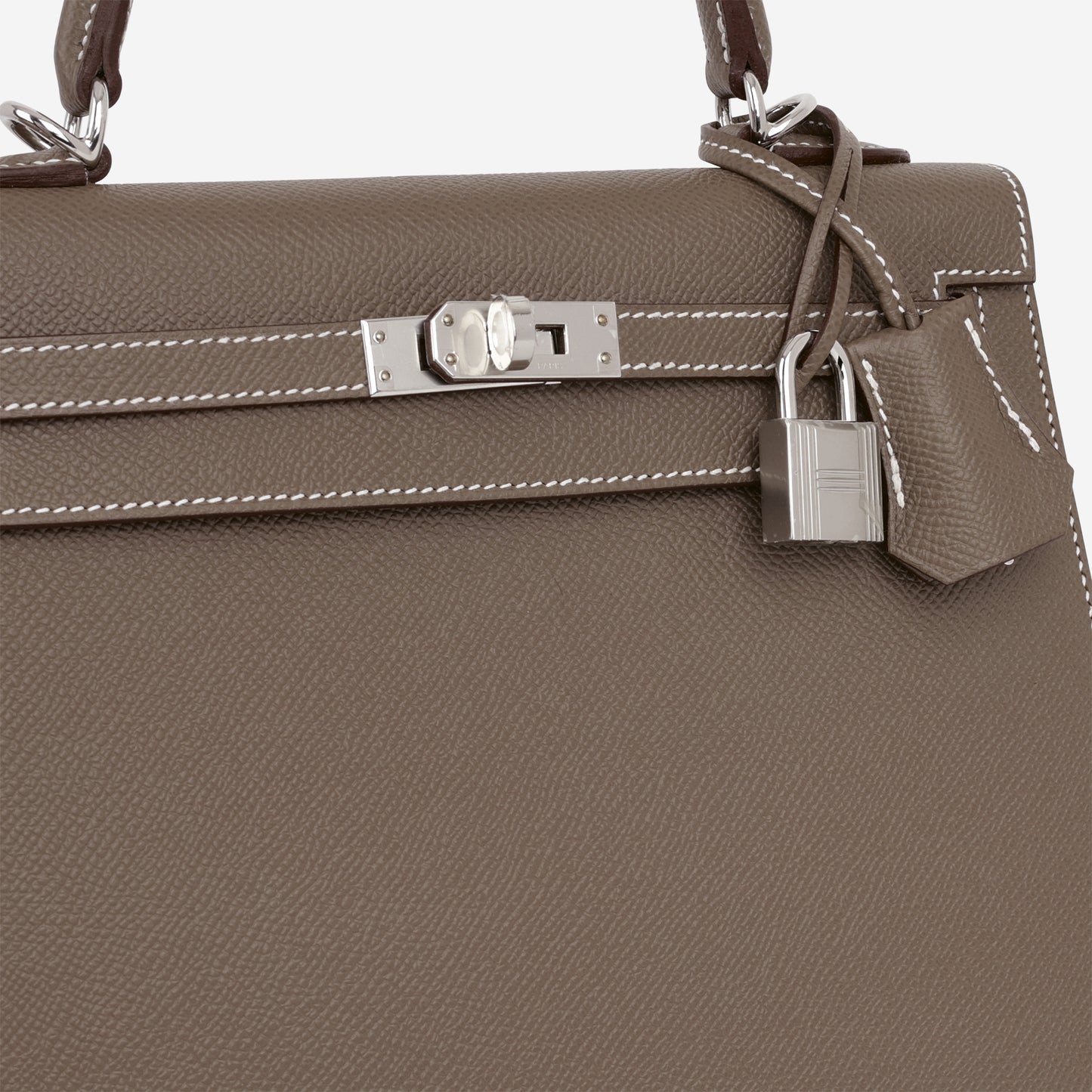 Hermès Kelly 25 - Etoupe Epsom | Palladium Hardware - Bagista