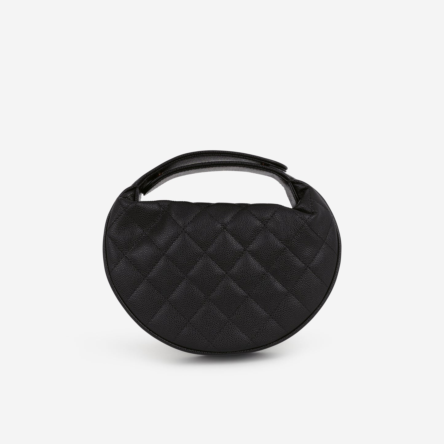 Chanel Mini Bow Hobo Pouch - Black Caviar | Gold Hardware