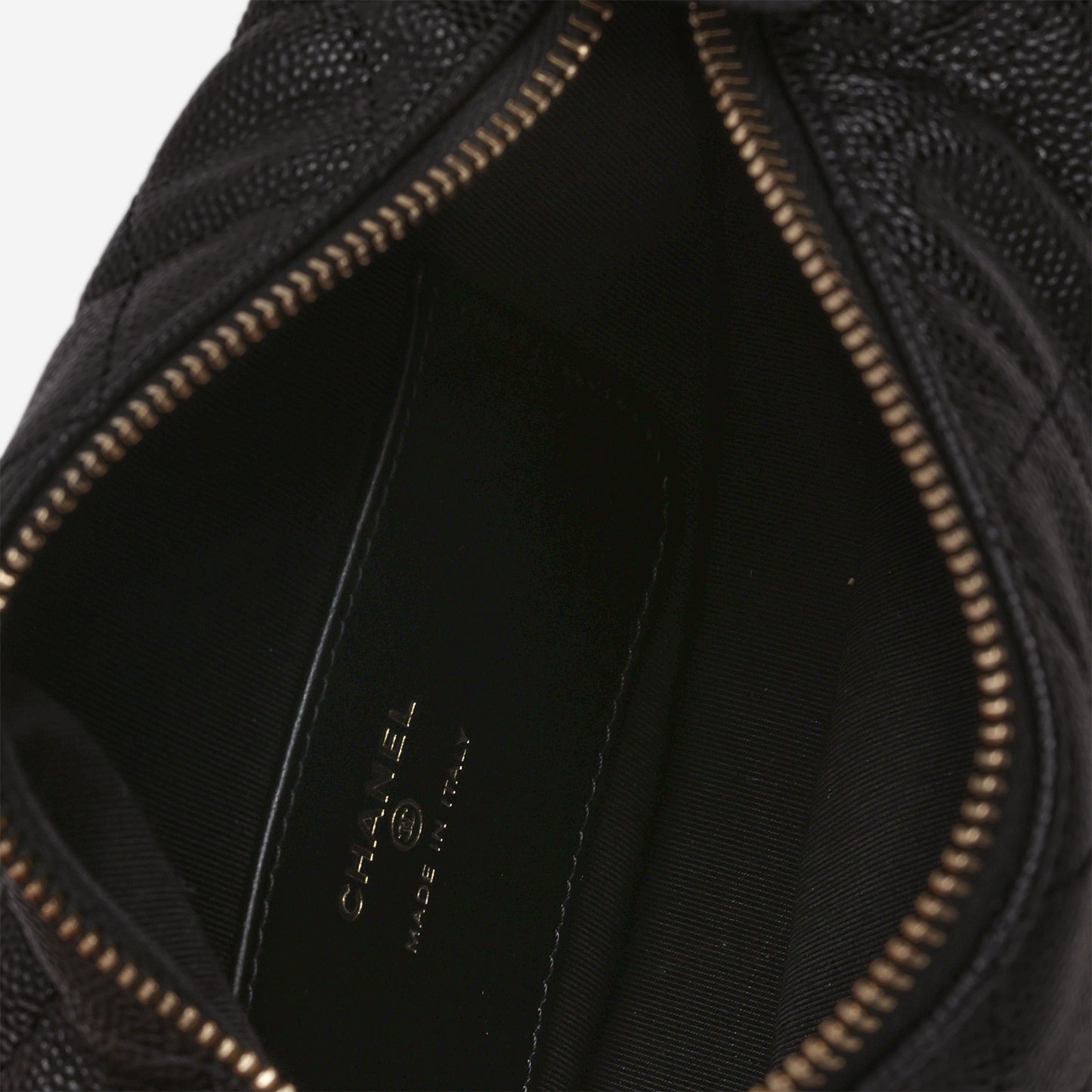 Chanel Mini Bow Hobo Pouch - Black Caviar | Gold Hardware