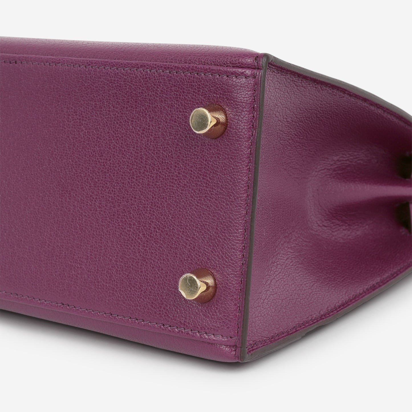 Hermès Kelly 25 - Anemone Chevre Chamkila | Permbrass Hardware