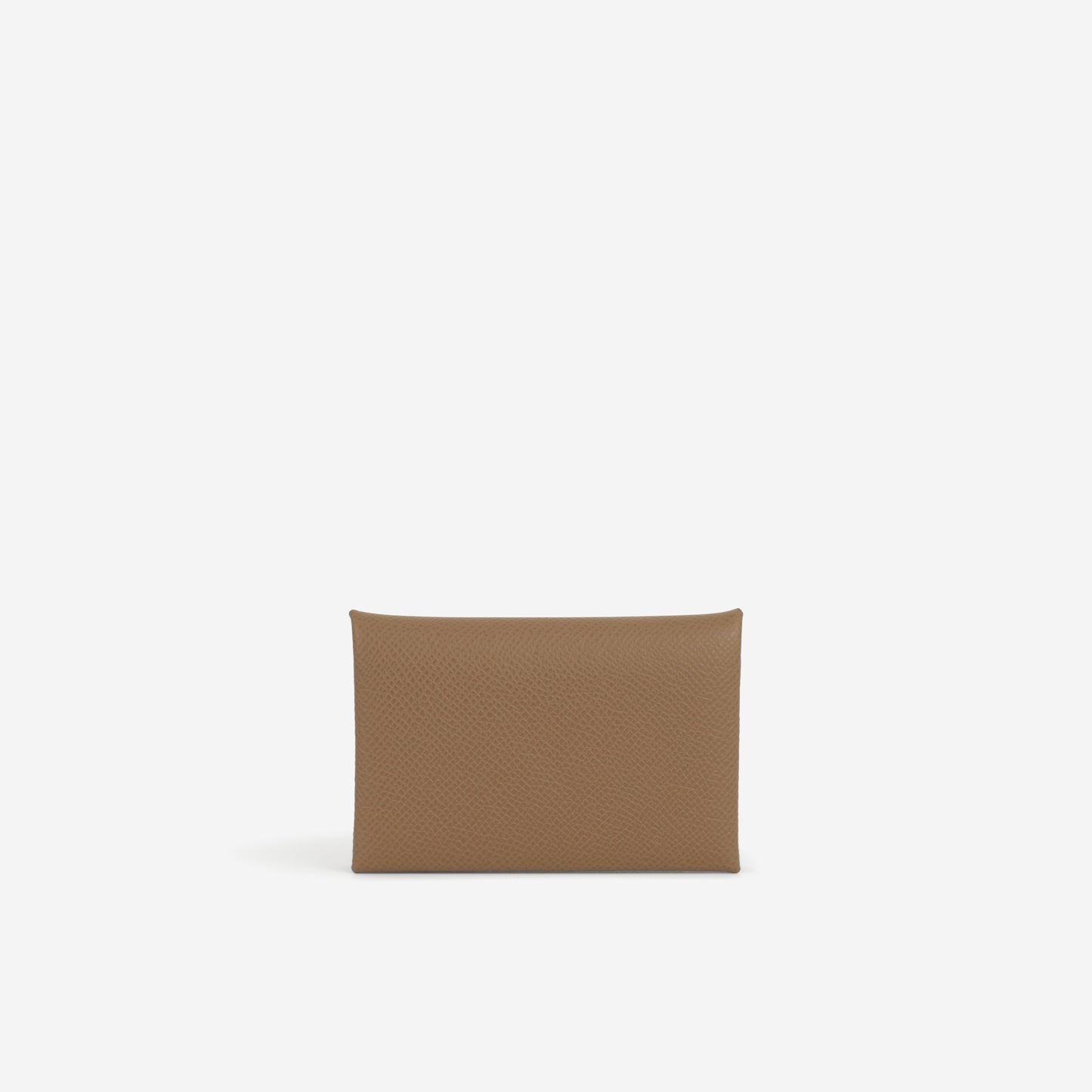 Hermès Calvi Card Holder Verso -  Alezan Epsom / Peppermint Interior | Palladium Hardware - Bagista