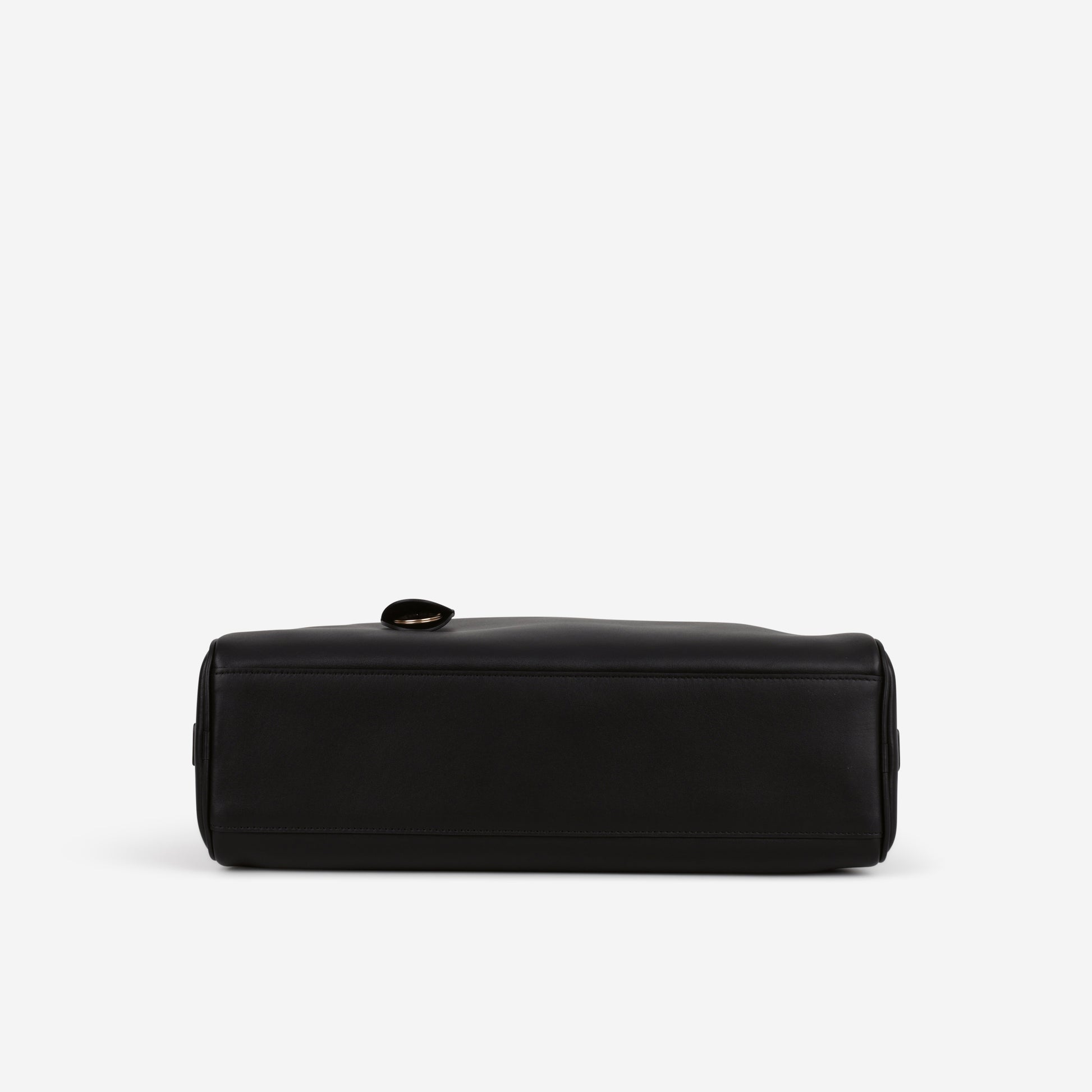 Chanel 26S Large Bowling Bag - Black Calfskin | Gold Hardware - Bagista