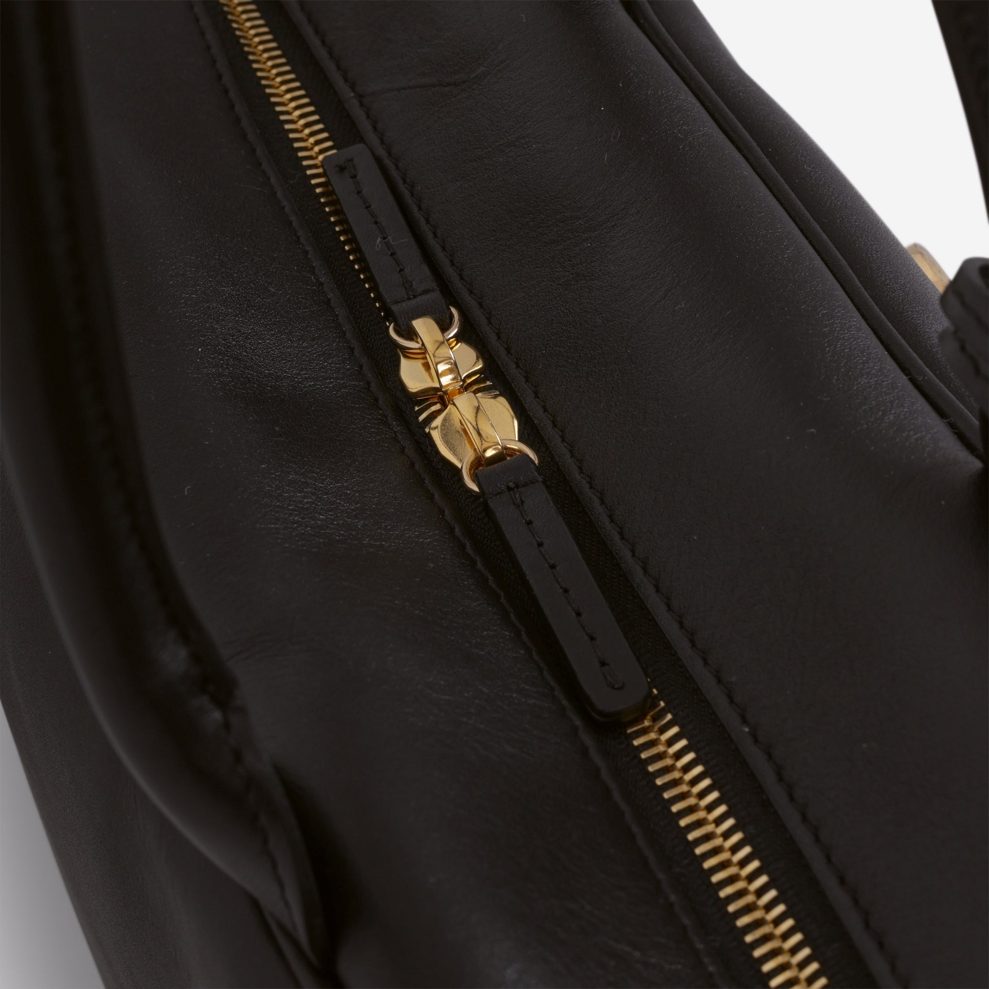 Chanel 26S Large Bowling Bag - Black Calfskin | Gold Hardware - Bagista