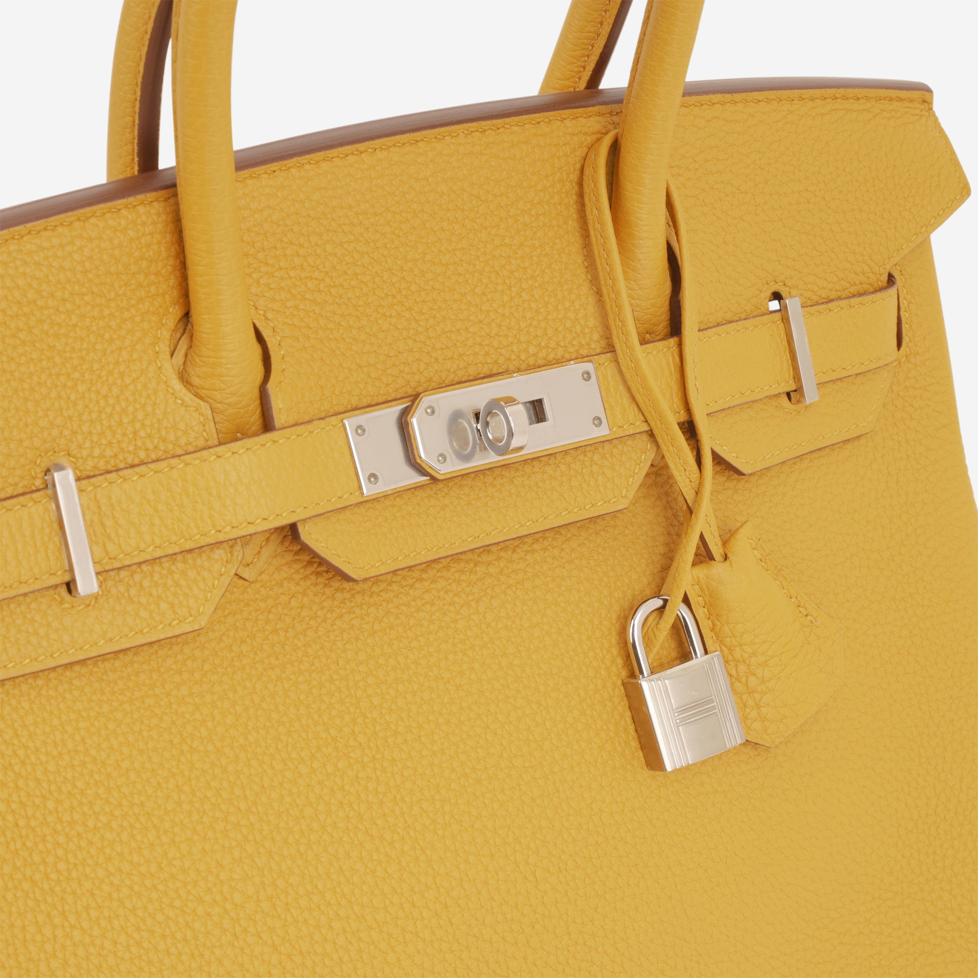 Hermès Birkin 30 - Jaune Ambre Togo | Palladium Hardware - Bagista