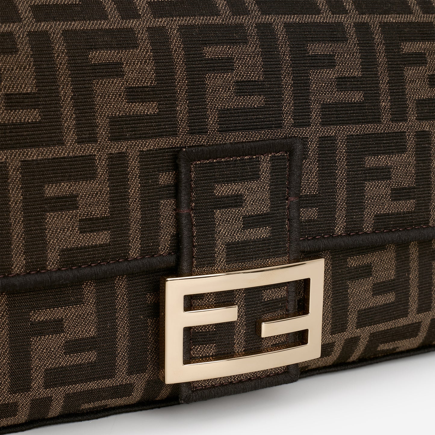 Fendi Medium Baguette - FF Jacquard Monogram | Gold Hardware - Bagista