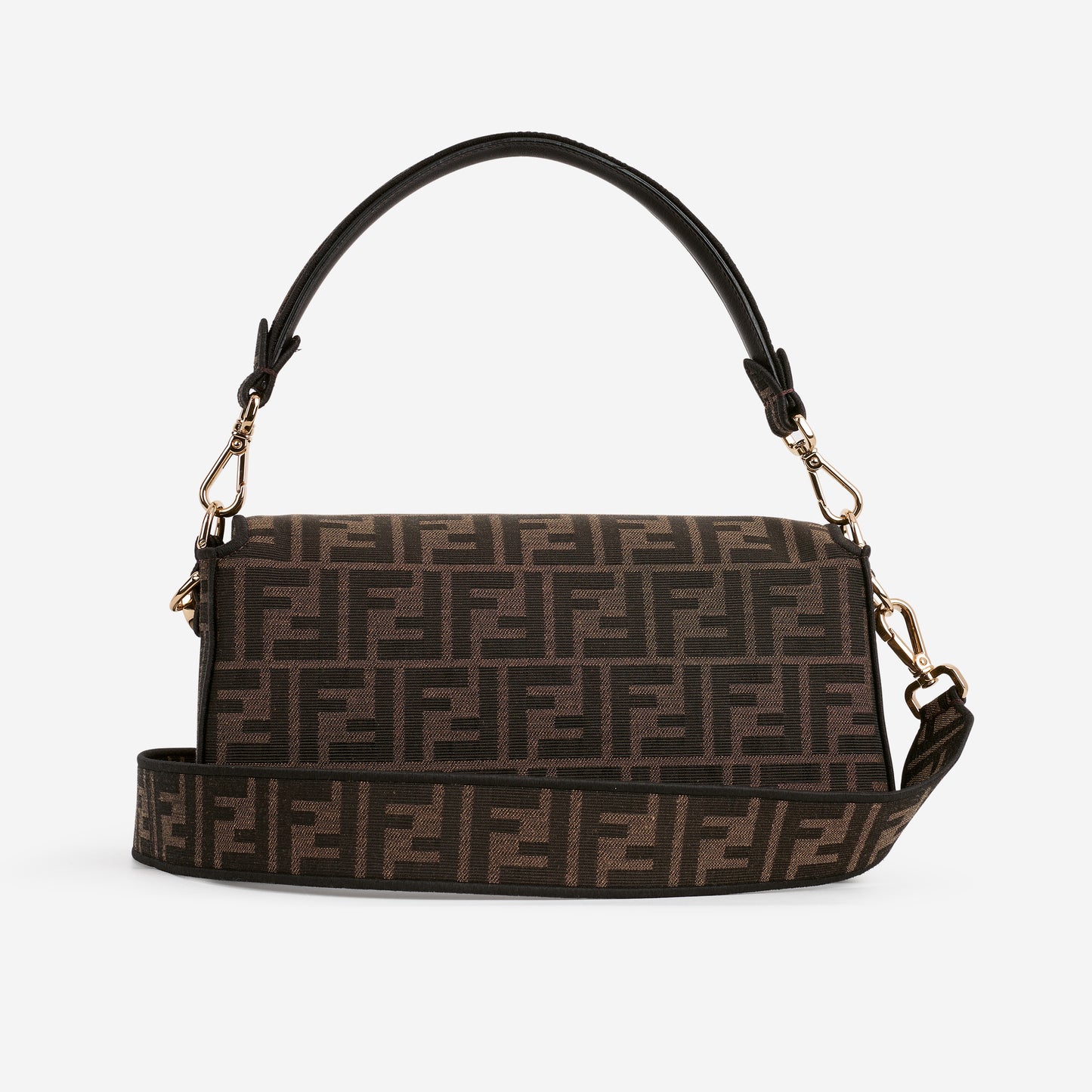 Fendi Medium Baguette - FF Jacquard Monogram | Gold Hardware - Bagista