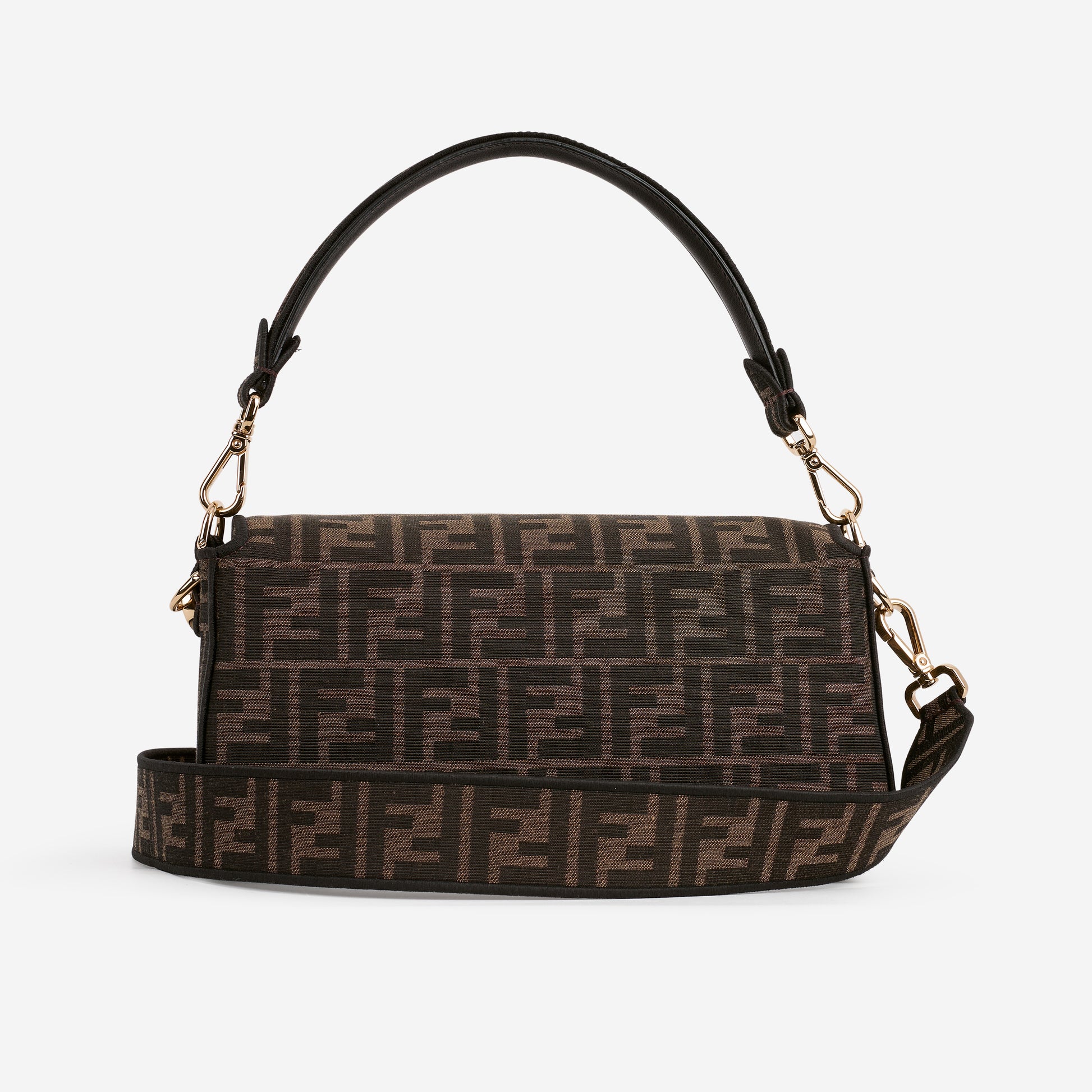 Fendi Medium Baguette - FF Jacquard Monogram | Gold Hardware - Bagista