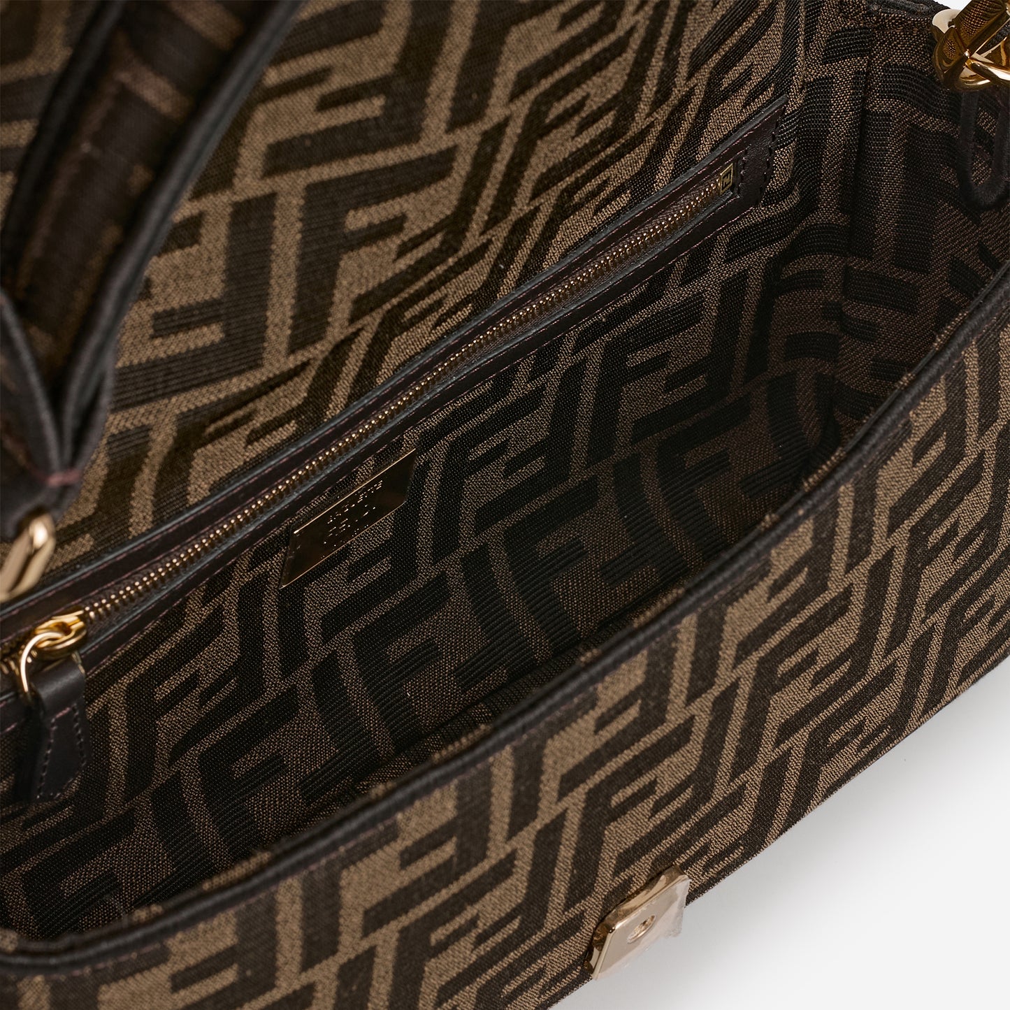 Fendi Medium Baguette - FF Jacquard Monogram | Gold Hardware - Bagista