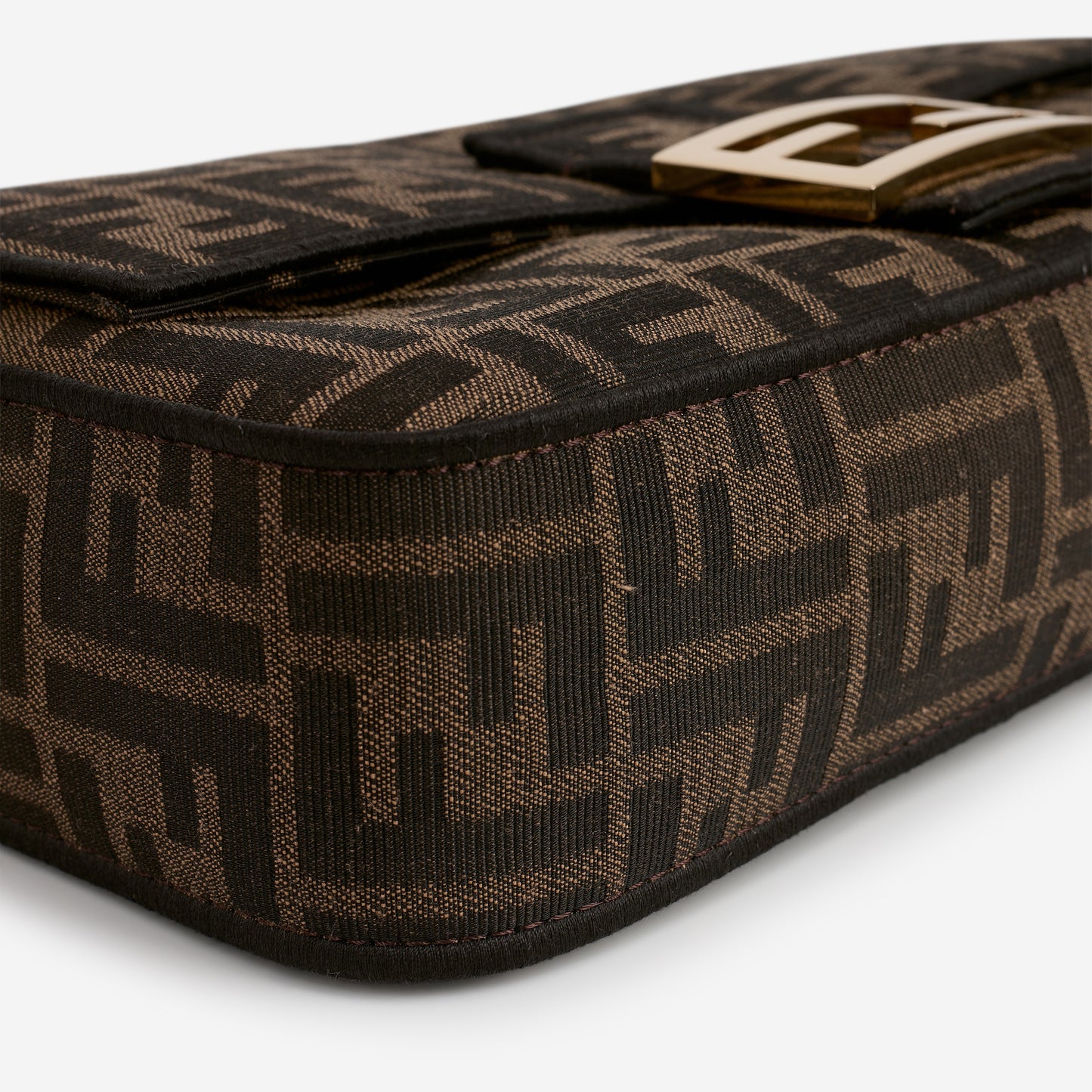 Fendi Medium Baguette - FF Jacquard Monogram | Gold Hardware - Bagista