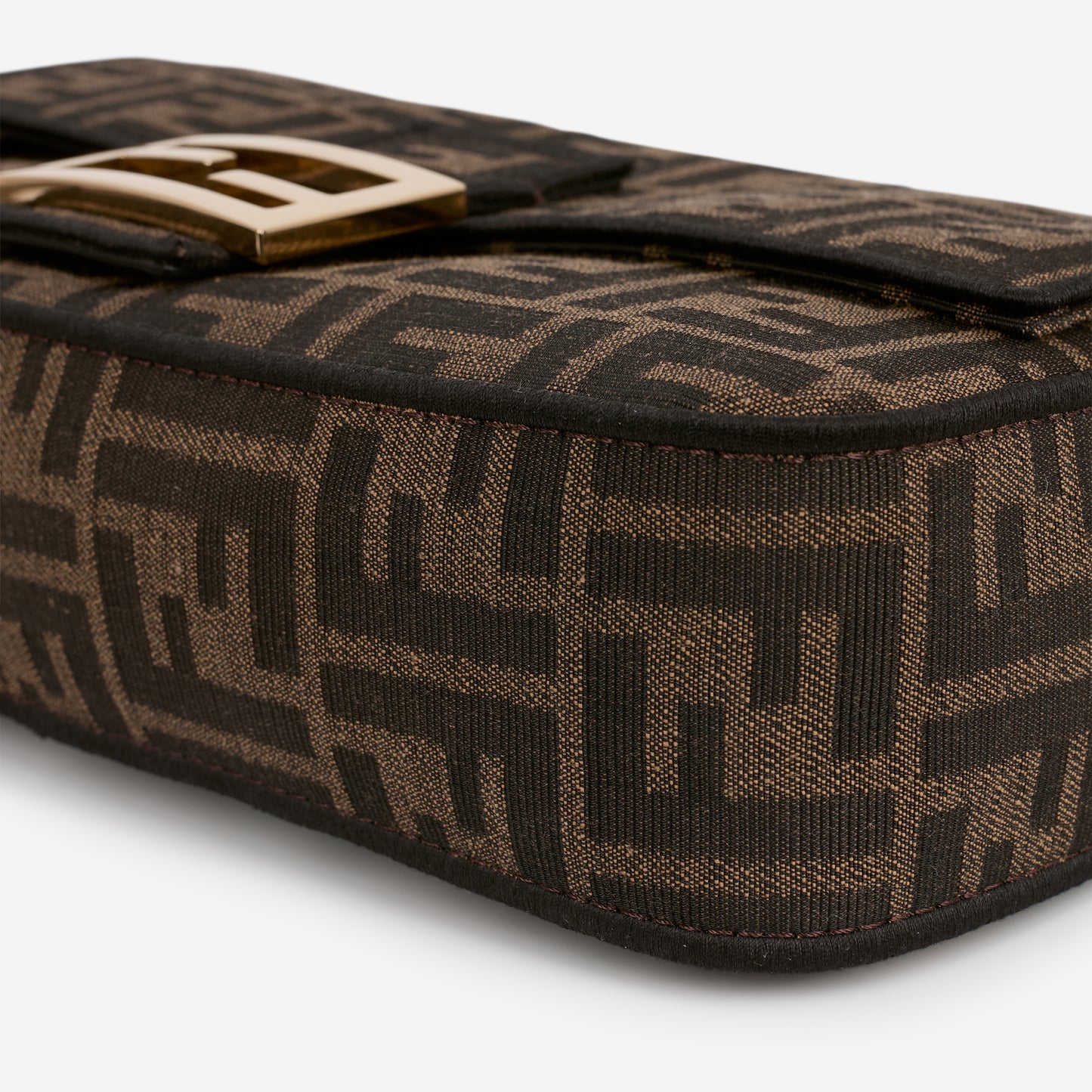 Fendi Medium Baguette - FF Jacquard Monogram | Gold Hardware - Bagista