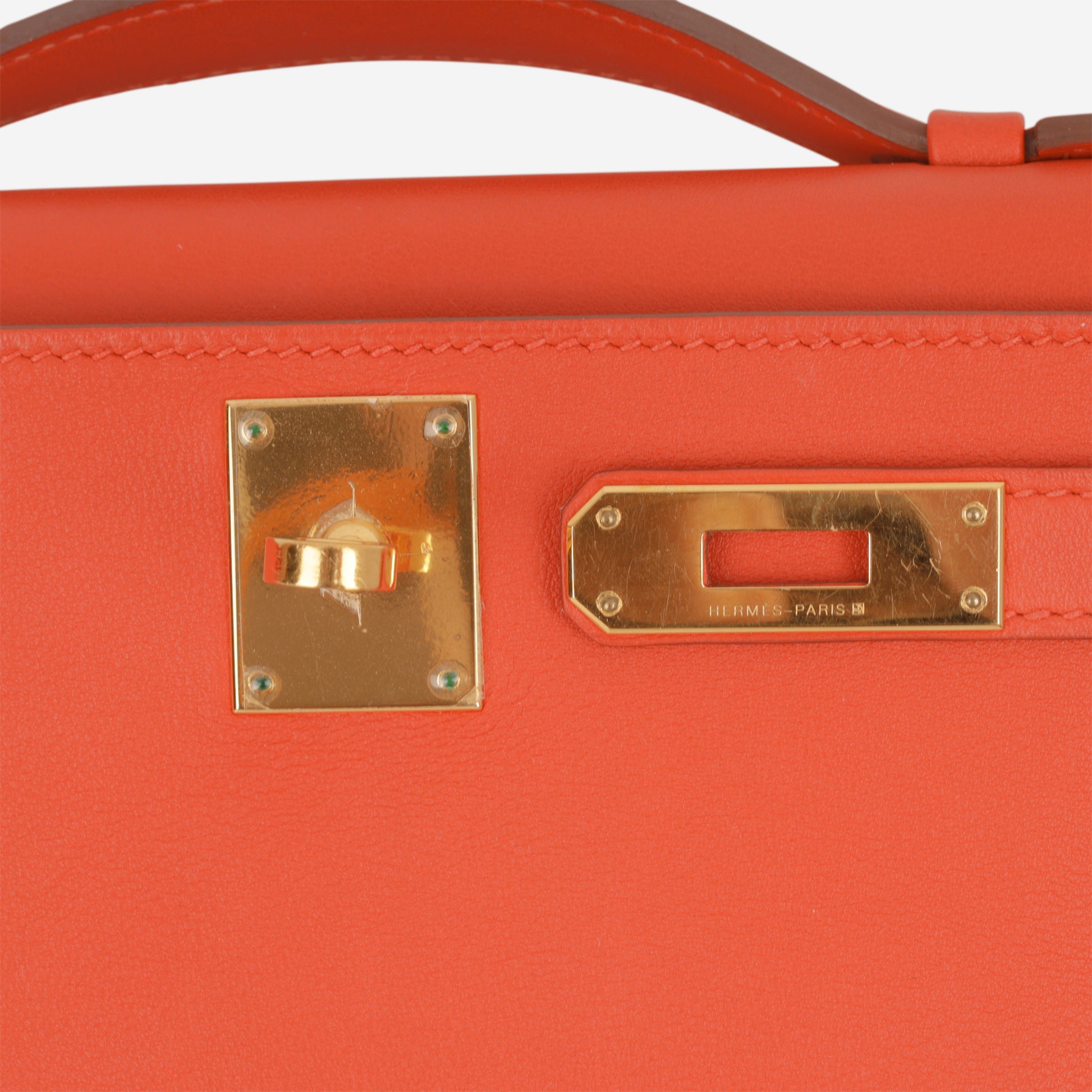 Hermès Kelly Cut - Capucines Swift | Gold Hardware - Bagista