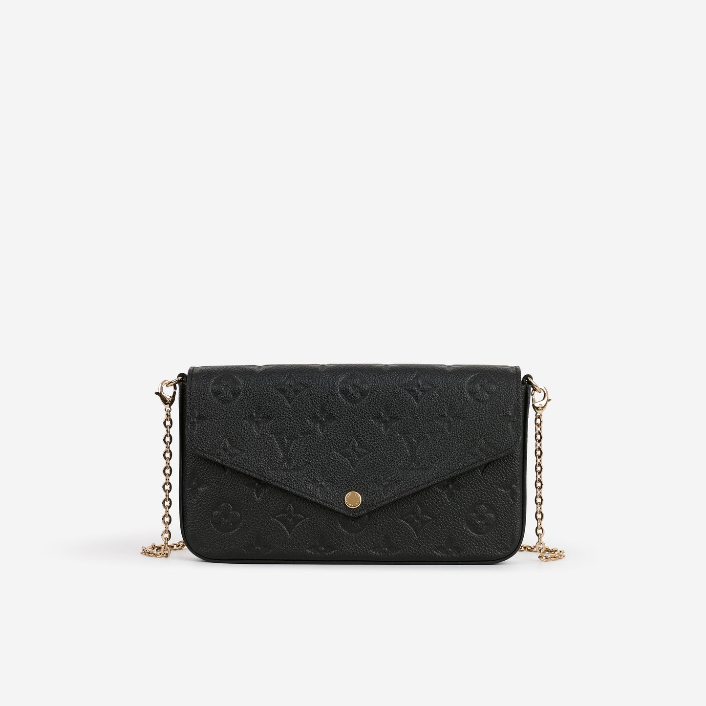 Louis Vuitton Pochette Felicie - Black Empreinte | Gold Hardware - Bagista